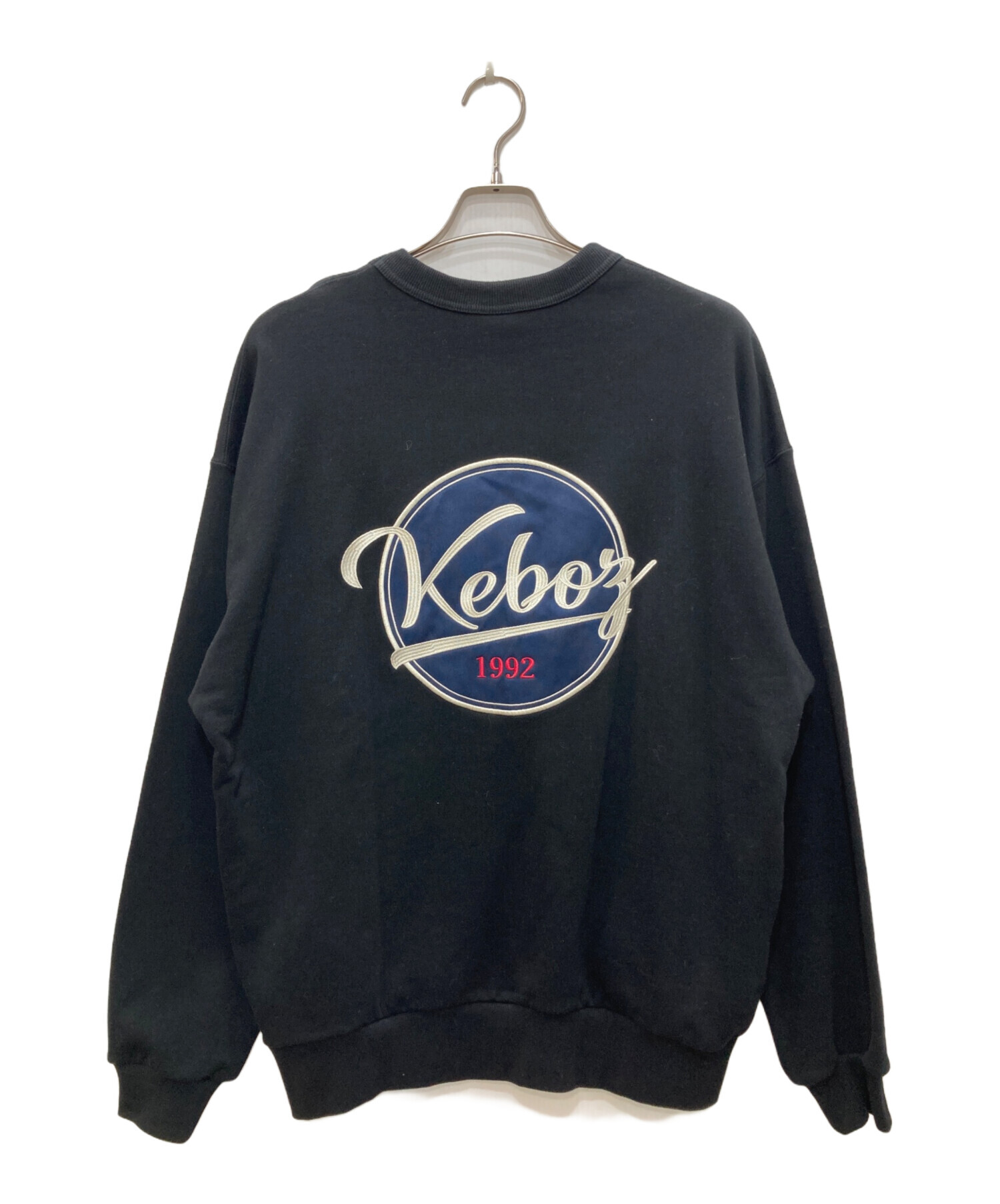 中古・古着通販】KEBOZ (ケボズ) クルーネックスウェット ブラック 