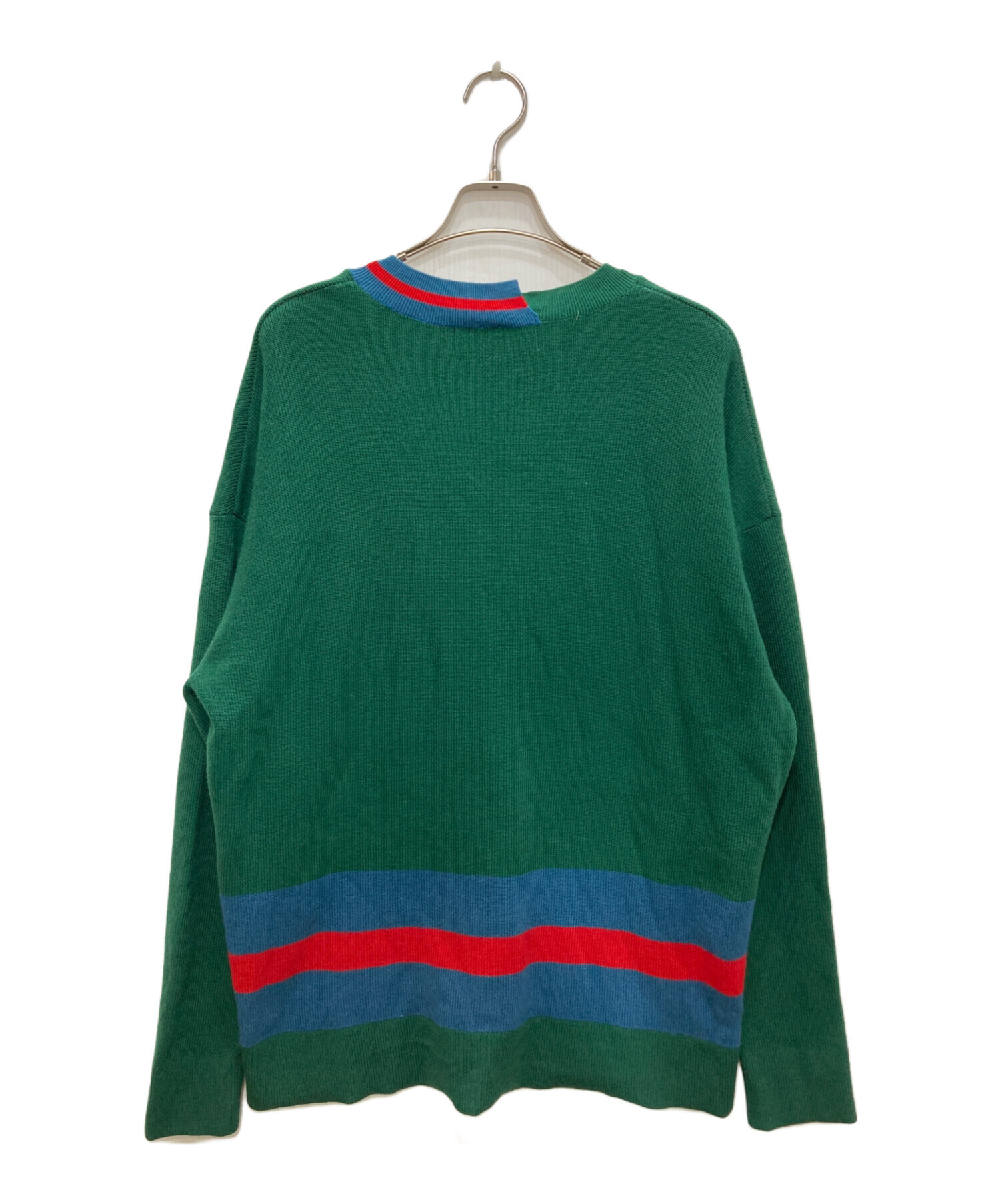 中古・古着通販】CULLNI (クルニ) Neck Zip Line Knit/ネック ジップ 
