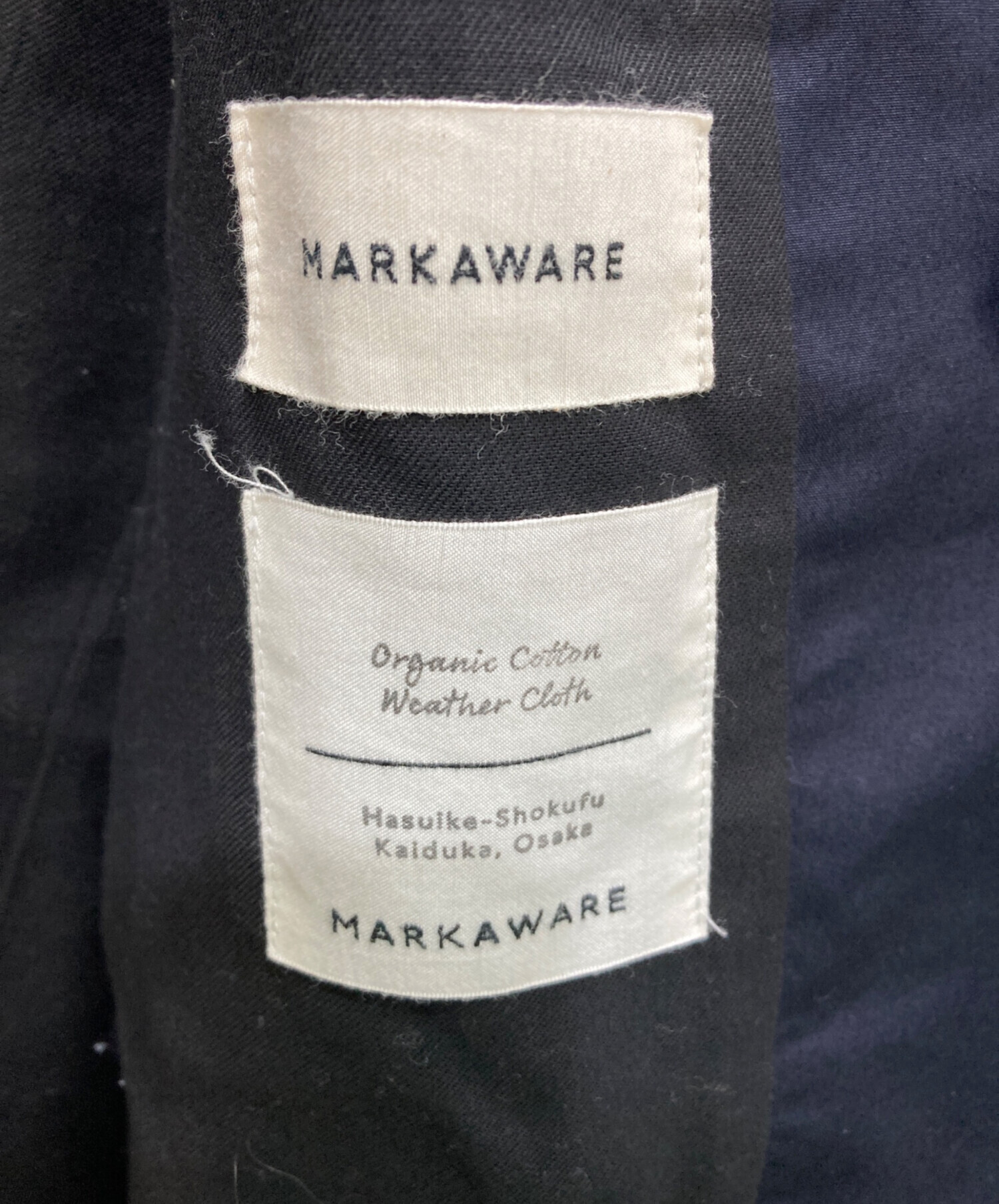 中古・古着通販】MARKAWARE (マーカウェア) RAINMAN COAT ORGANIC
