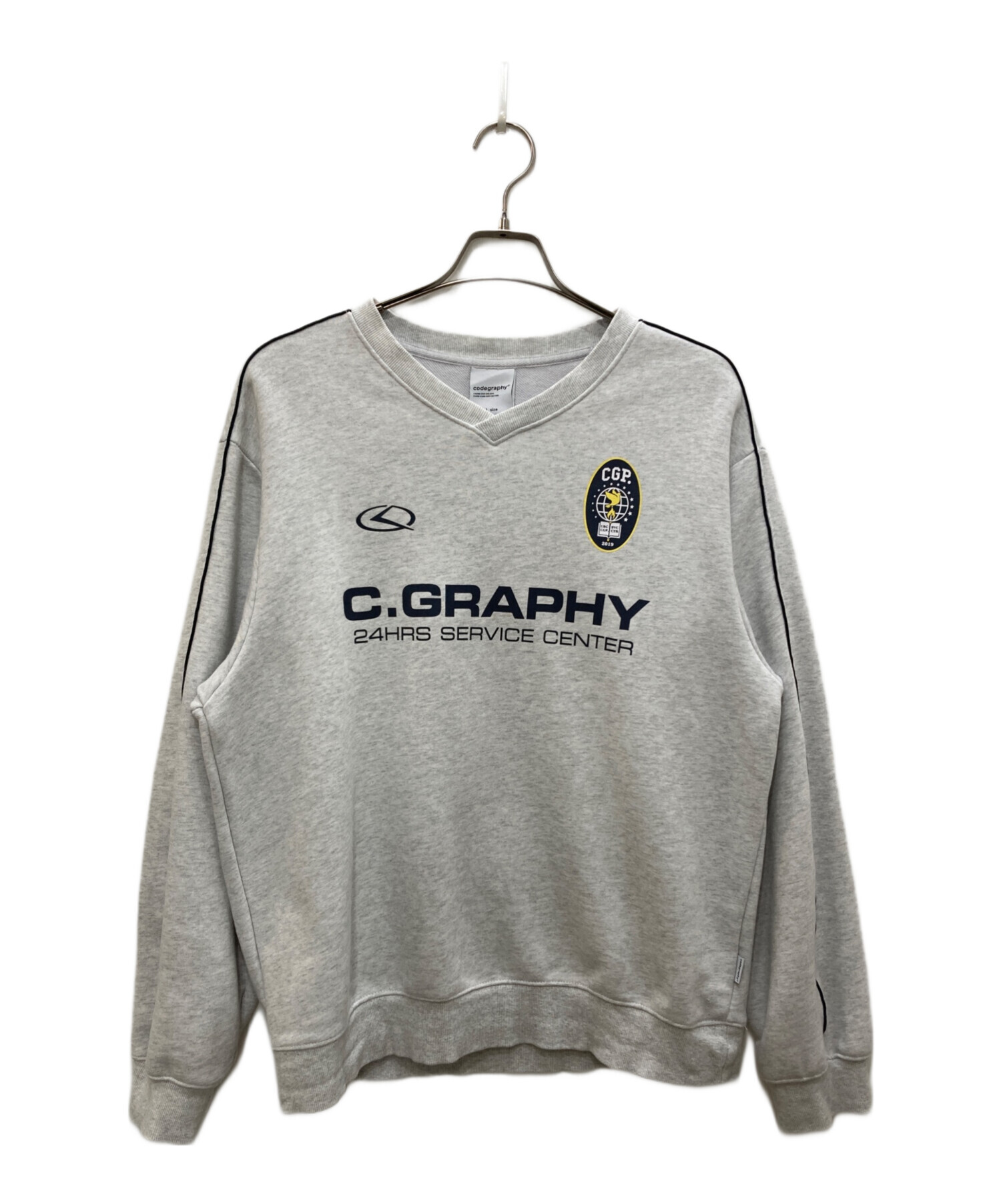 中古・古着通販】CODEGRAPHY (コードグラフィー) 24H TRACK V-NECK 