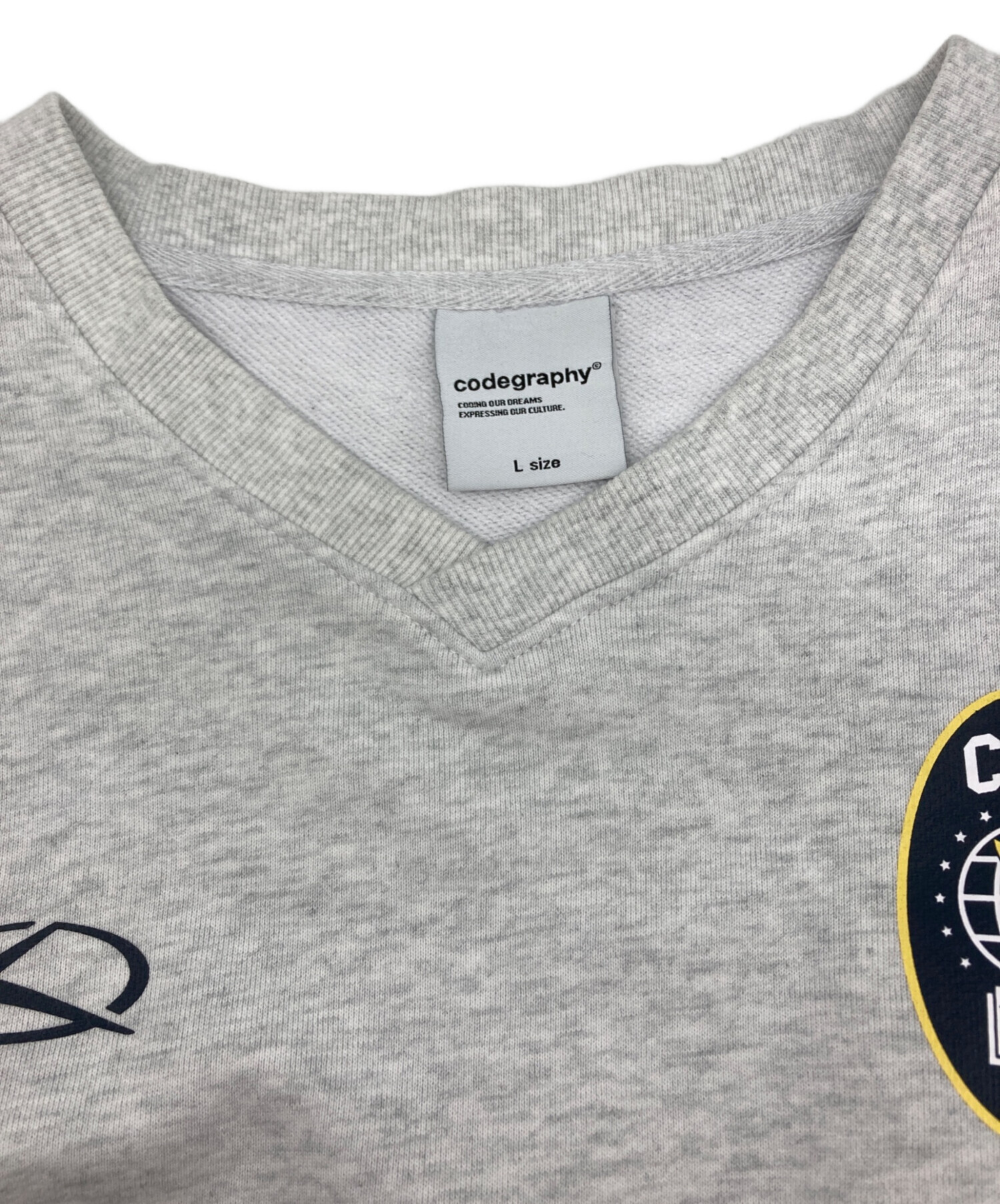 codegraphy 24H Track V-neck Sweatshirt | HARDWOODANDHOLLYWOOD.COM