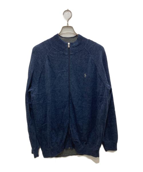 00s ポロ ラルフローレン ドライバーズニット L ブルー グランパ 中古・古着通販】POLO RALPH LAUREN (ポロ・ラルフローレン