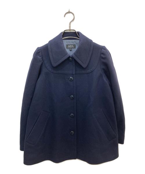 中古・古着通販】A.P.C. (アーペーセー) Marianne ピーコート ネイビー