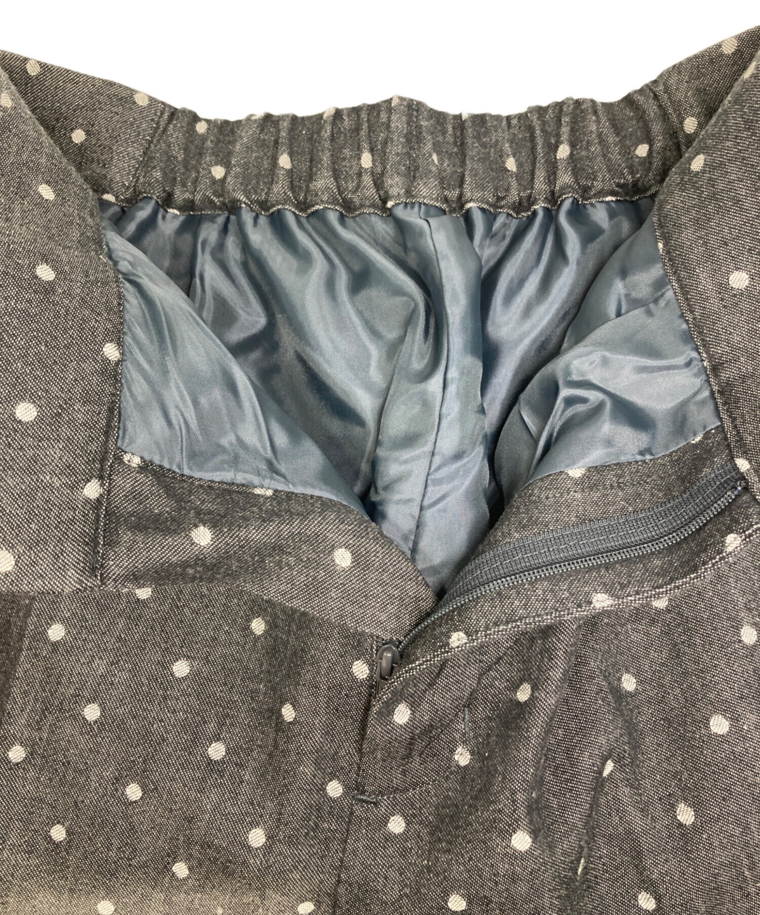中古・古着通販】BLUELEA (ブルレア) ドット柄パンツ グレー サイズ:38