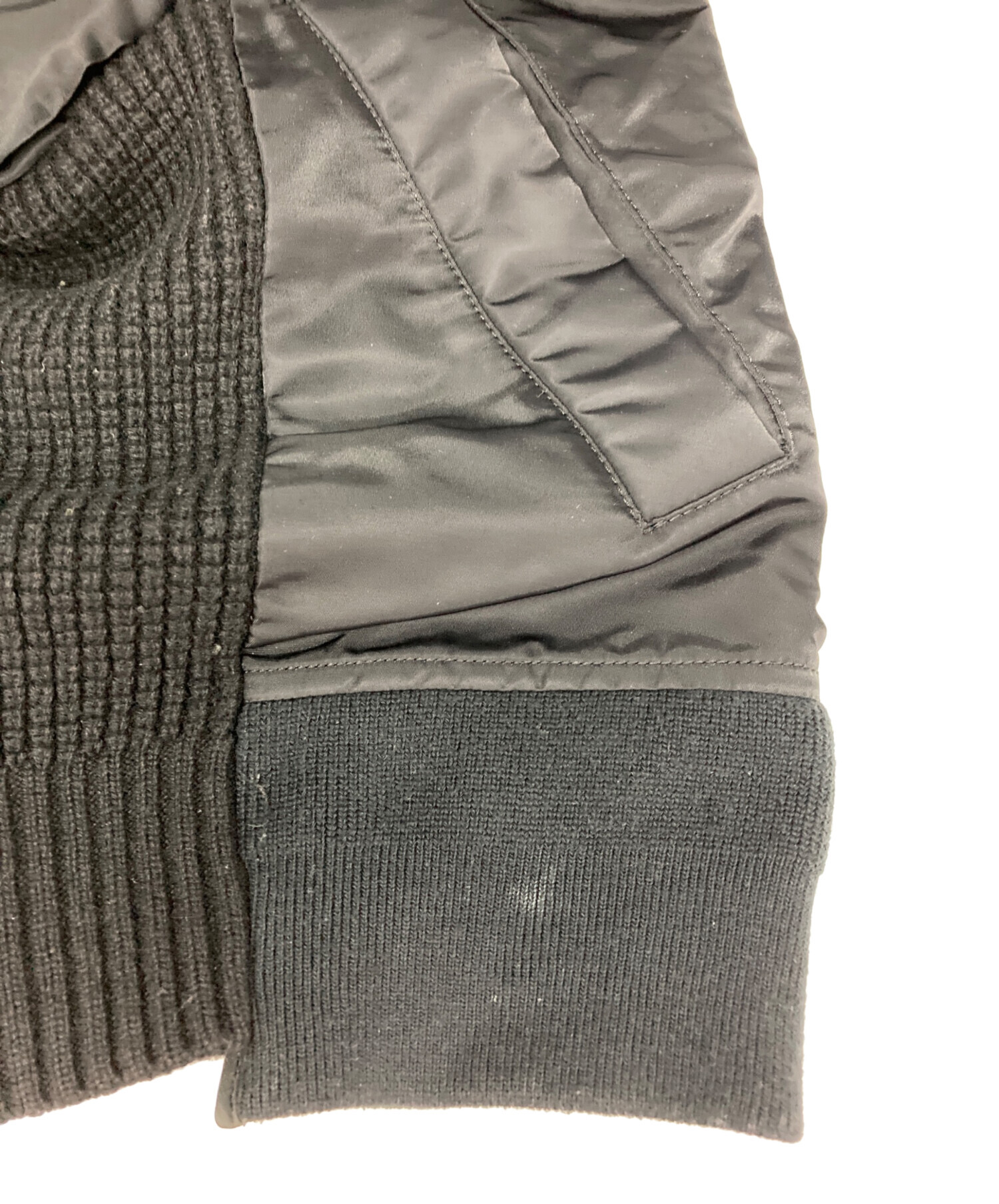 中古・古着通販】sacai (サカイ) MA-1 Wool Knit Pullover/MA-1 ウール 