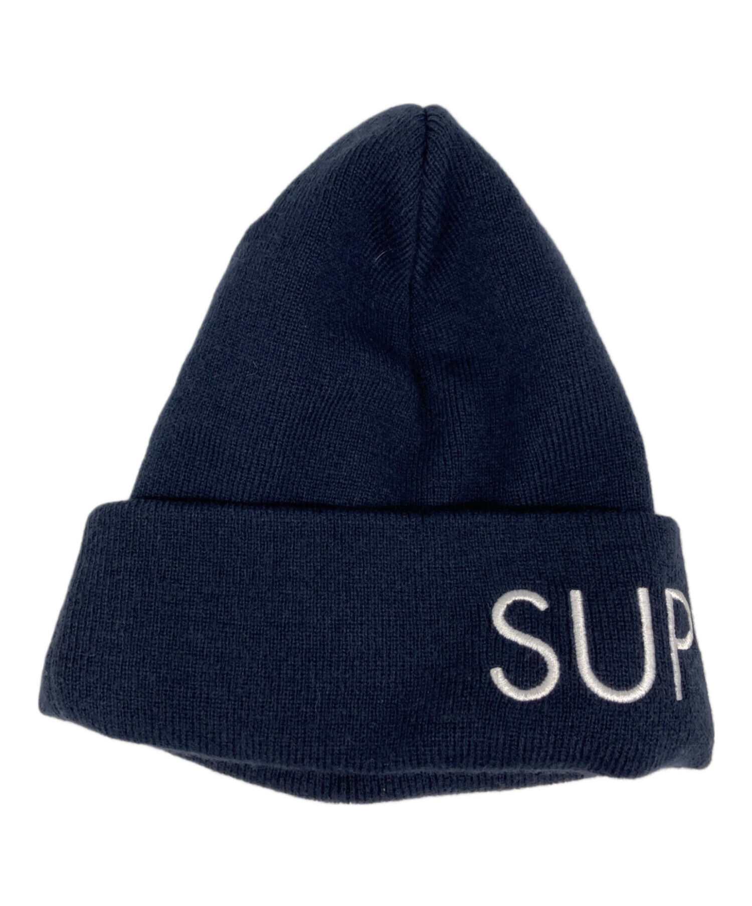 中古・古着通販】Supreme (シュプリーム) ニット帽 ネイビー｜ブランド 