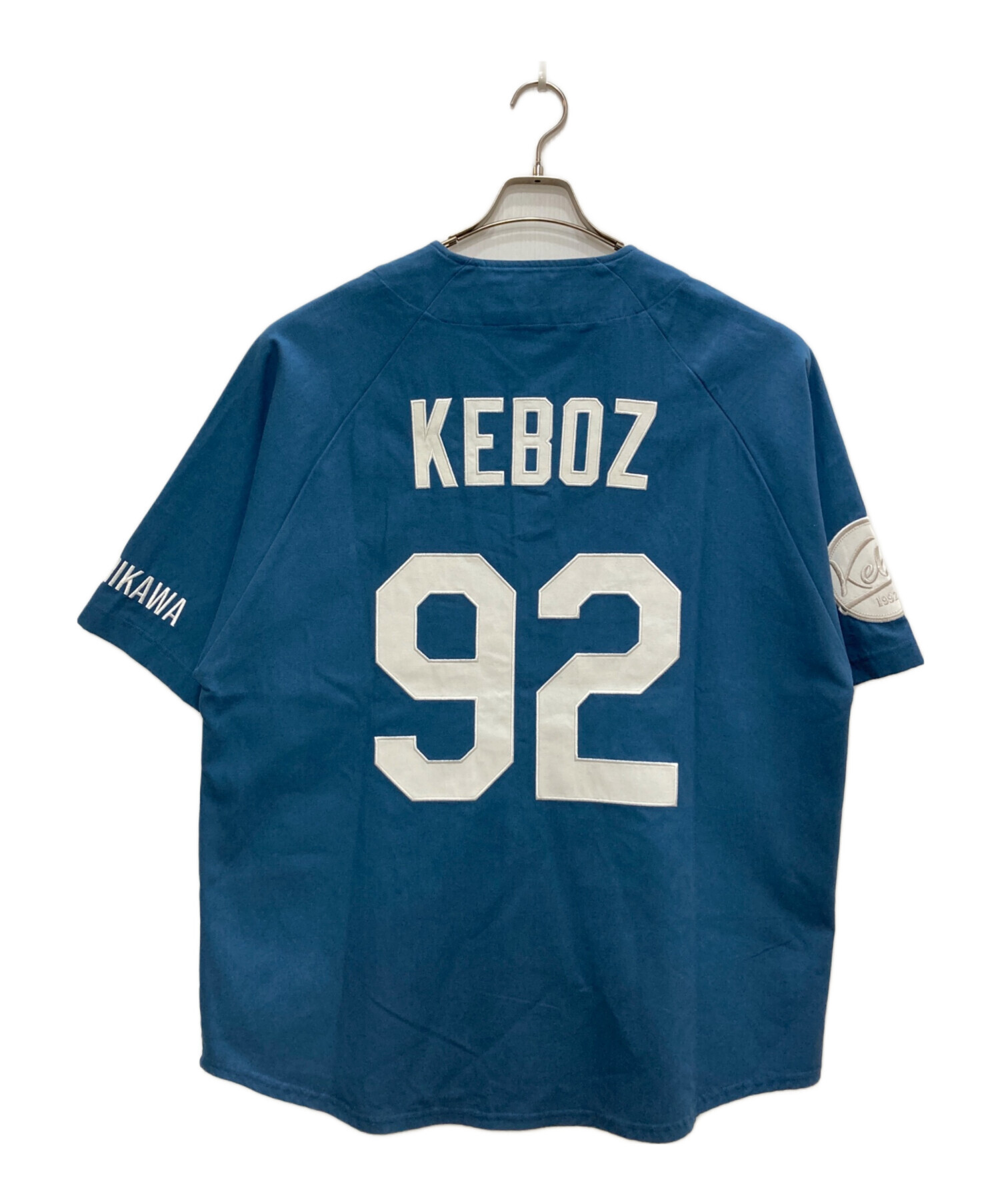 中古・古着通販】KEBOZ (ケボズ) ベースボールシャツ ブルー サイズ 