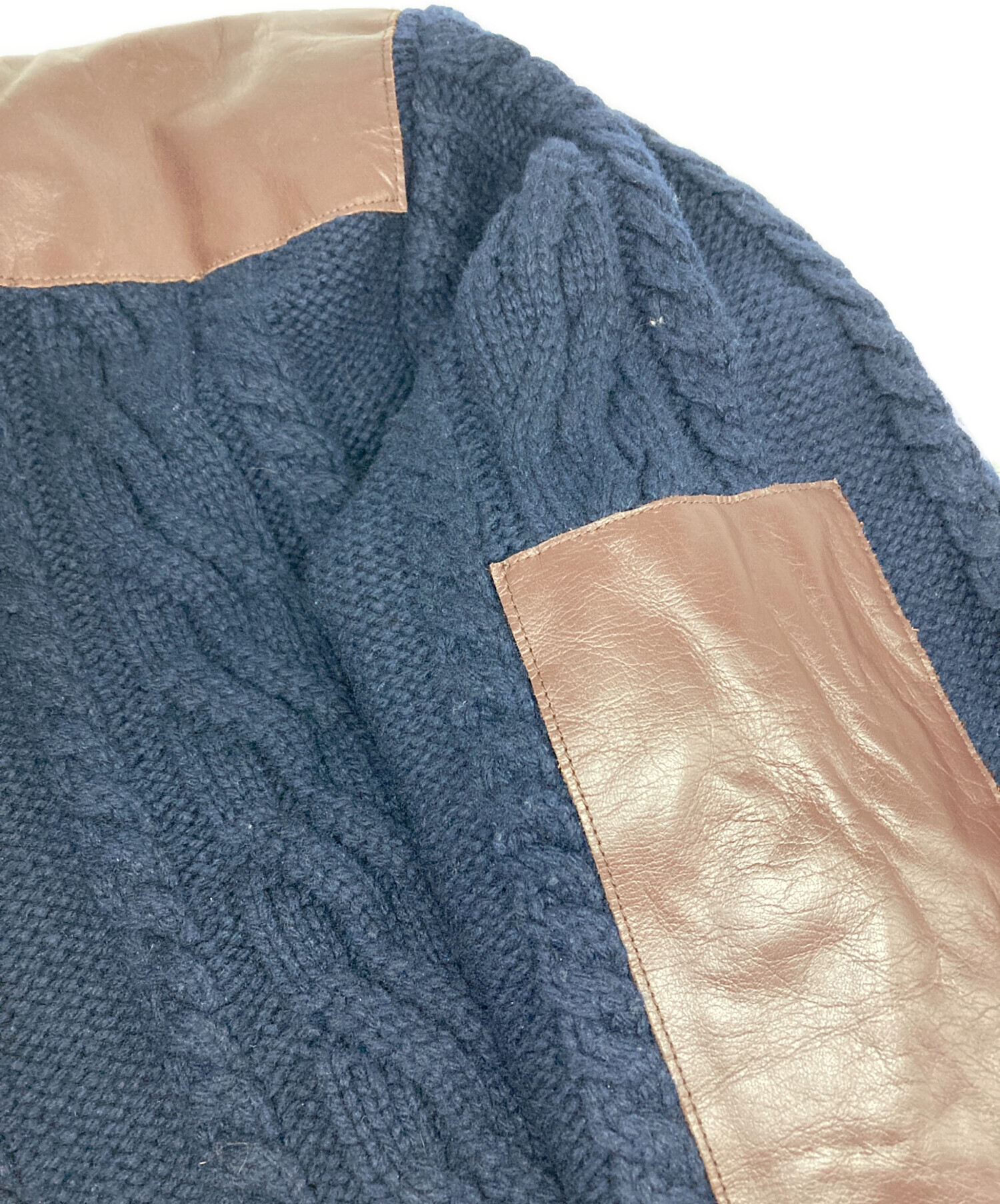 中古・古着通販】ICE&TECHNO (アイスアンドテクノ) LEATHER PATCHED 