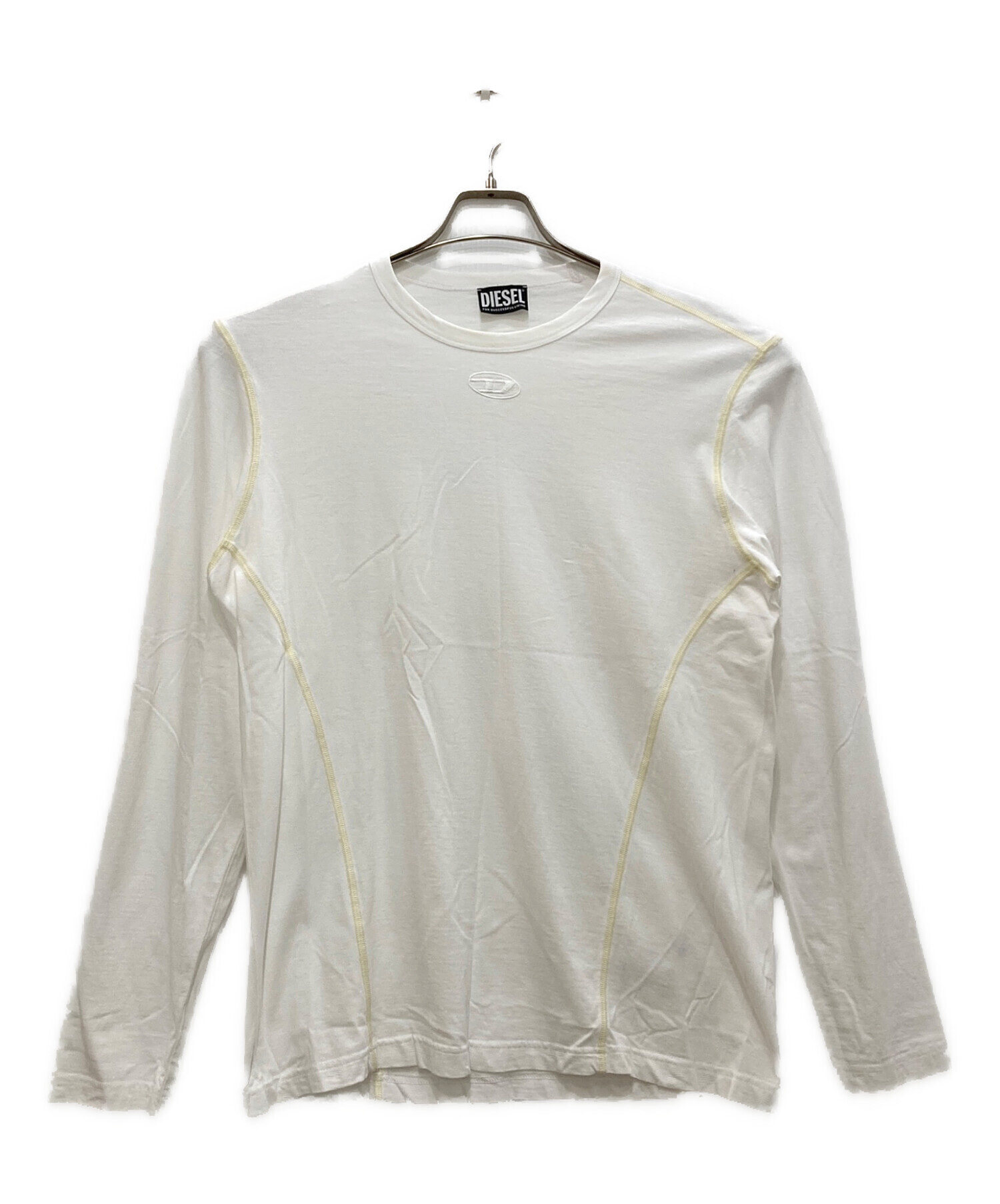 中古・古着通販】DIESEL (ディーゼル) ロゴロングスリーブカットソー 