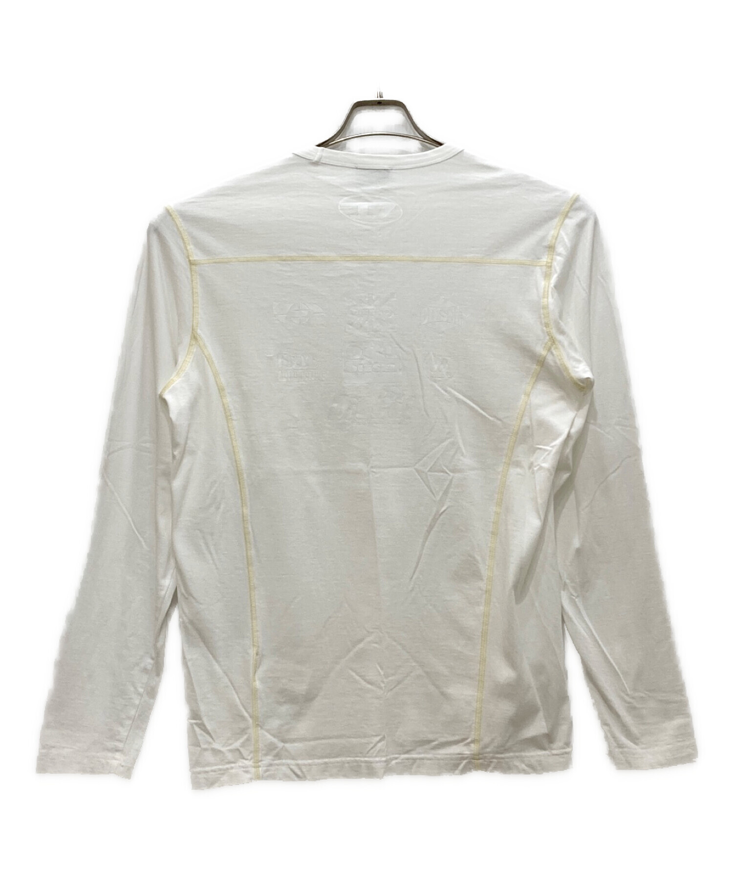 中古・古着通販】DIESEL (ディーゼル) ロゴロングスリーブカットソー 