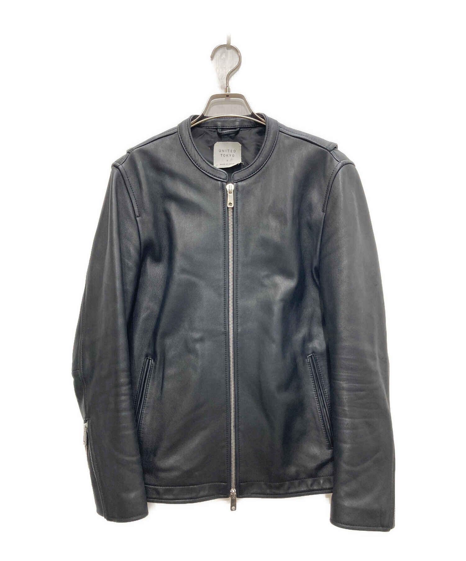 UNITED TOKYO シングルライダース ラムレザー　4 未使用品 中古・古着通販】UNITED TOKYO (ユナイテッドトーキョー) ラムレザー