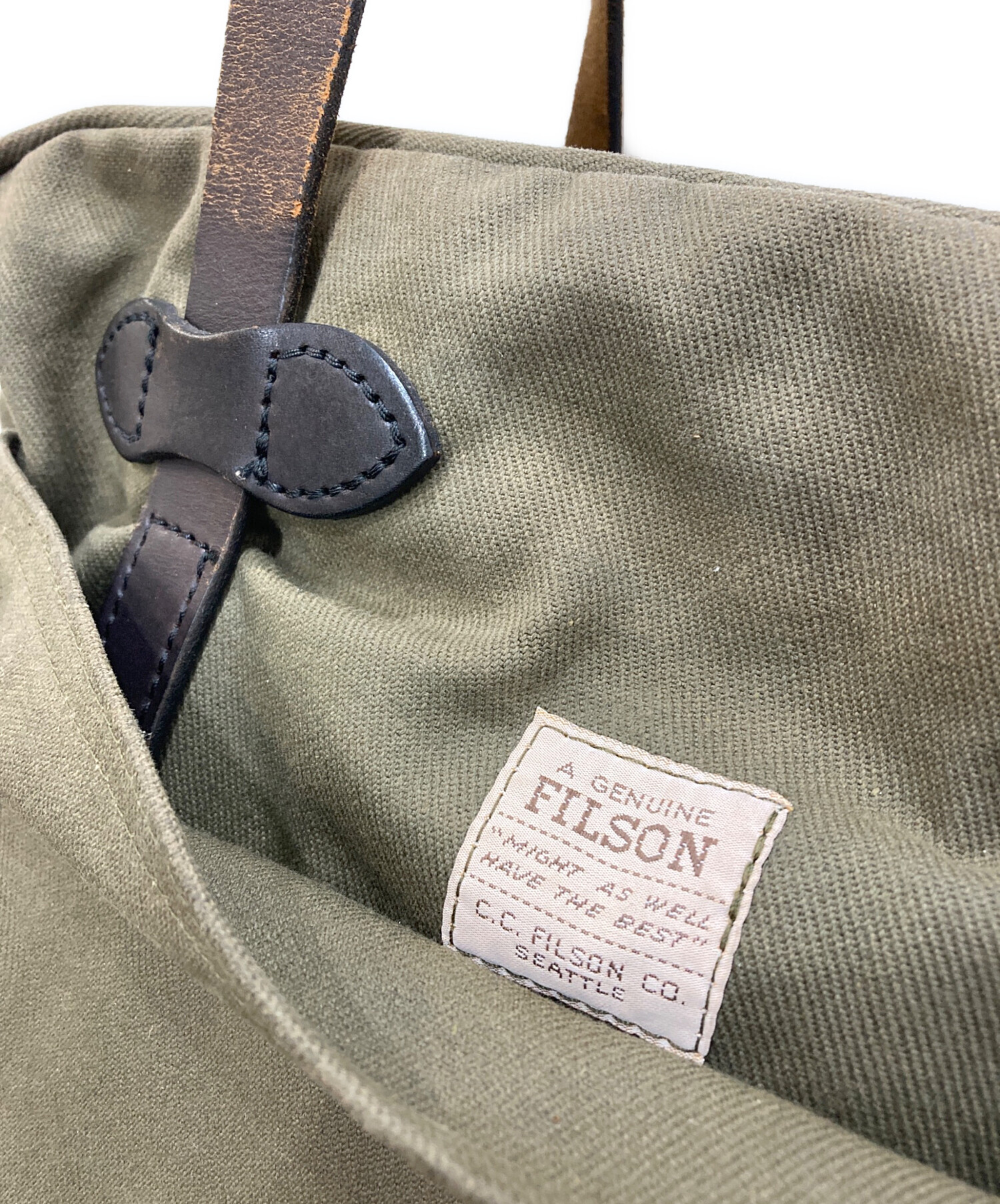 中古・古着通販】FILSON (フィルソン) トートバッグ グリーン