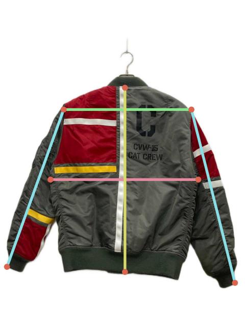 希少✨AVIREX デッキクルージャケット　MA-1 ワッペン　刺繍　XL 希少✨AVIREX デッキクルージャケット MA-1 ワッペン 刺繍 XL 希少