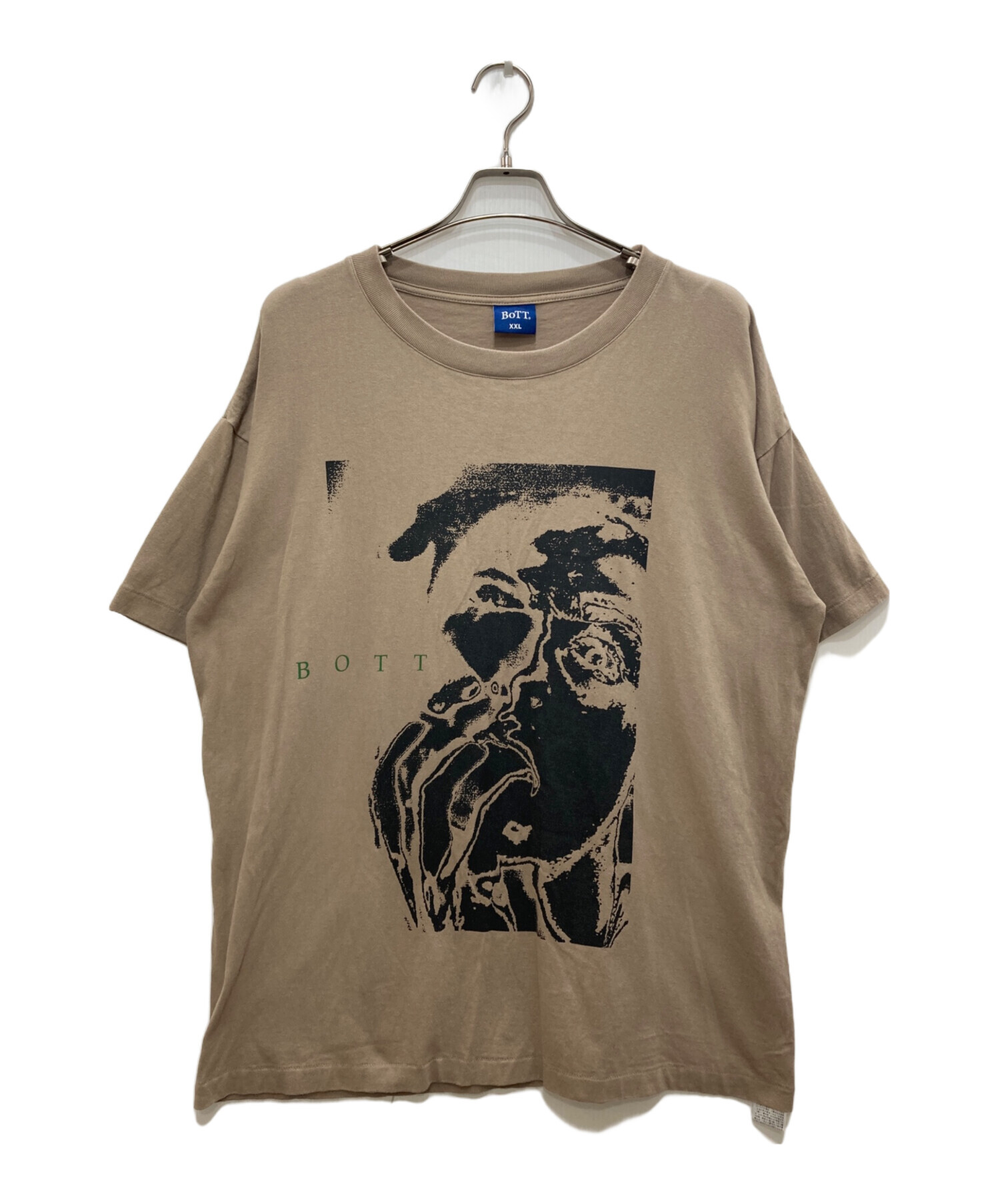 BOTT ブラウン Tシャツ 半袖 中古・古着通販】BoTT (ボット) プリントTシャツ ブラウン