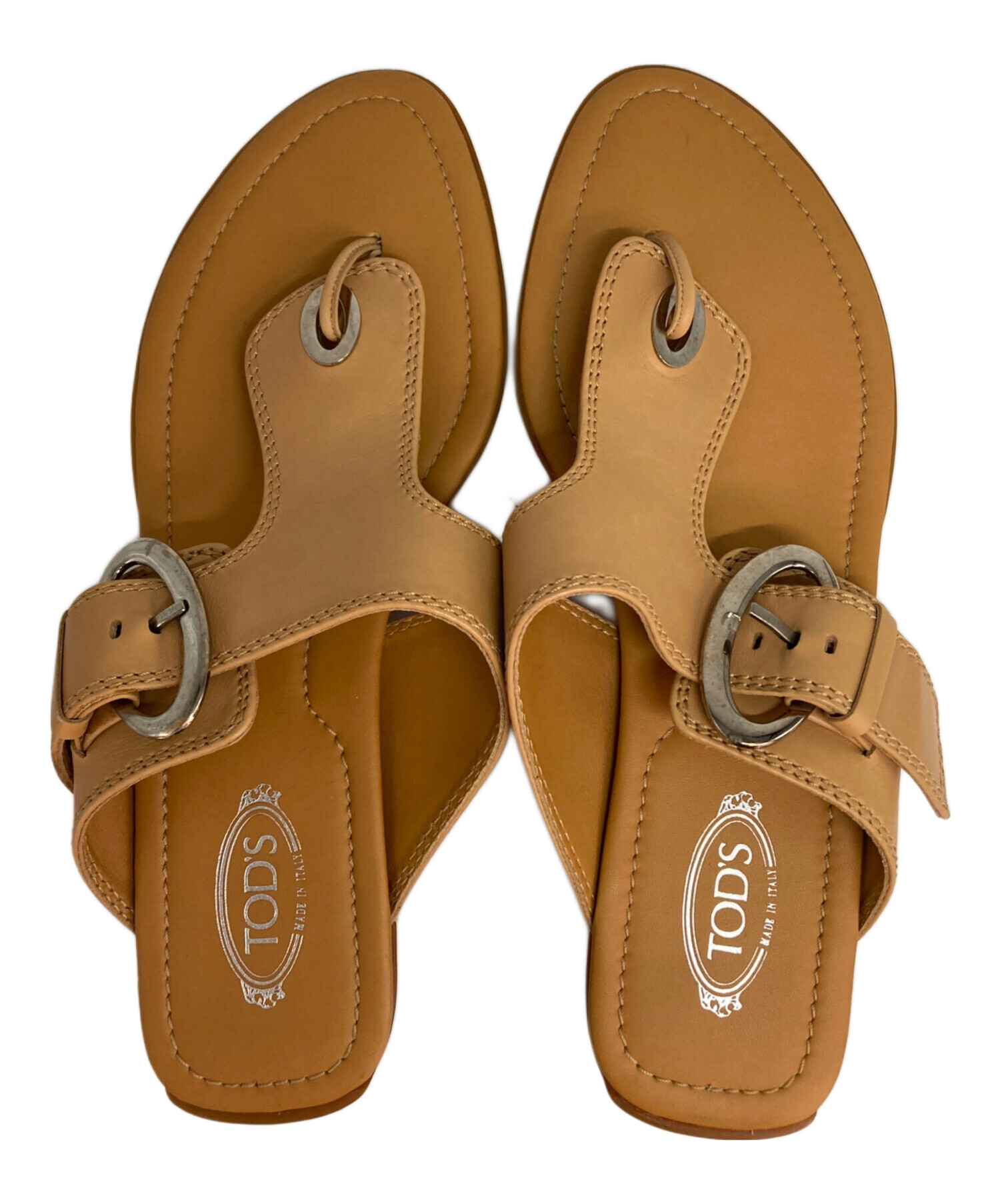 美品！トッズ　サンダル　シューズ♥38　ブラウン♥ トッズサンダルブラウン