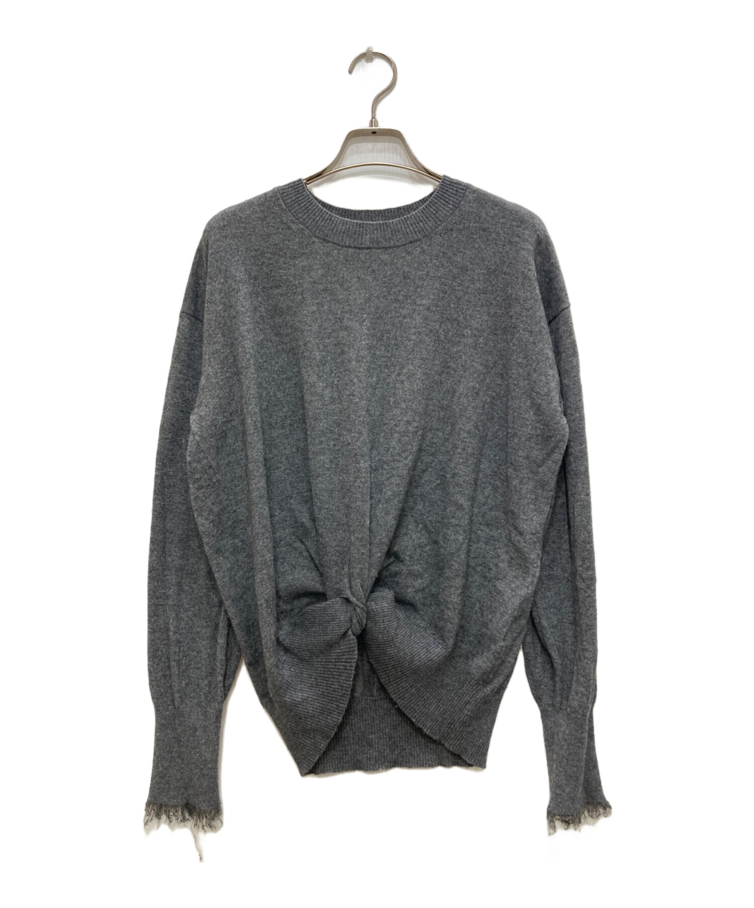 ESTNATION - エストネーションESTNATIONカシミヤ混ニットブラック古着 中古・古着通販】ESTNATION (エストネーション) カシミヤ混ツイスト