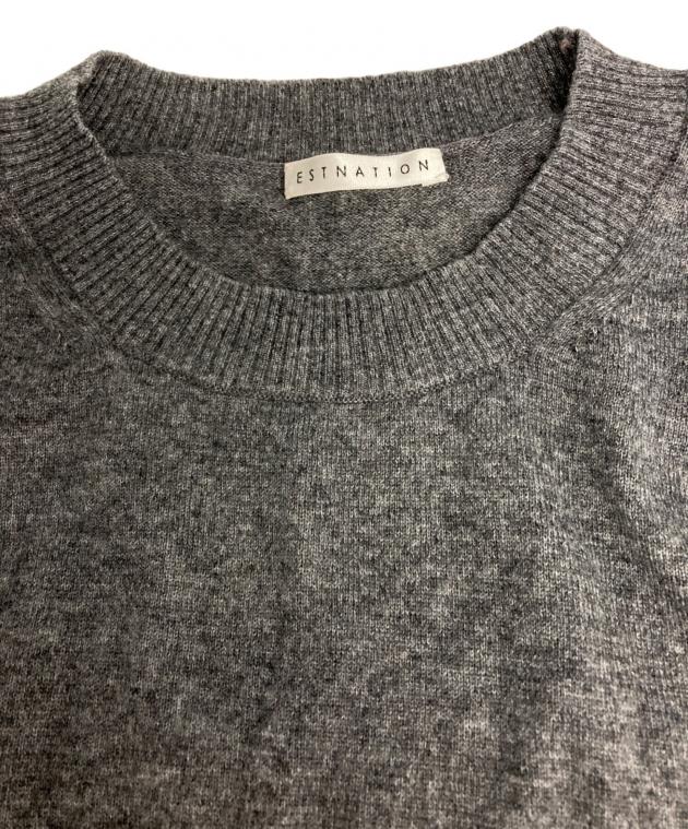 中古・古着通販】ESTNATION (エストネーション) カシミヤ混ツイスト