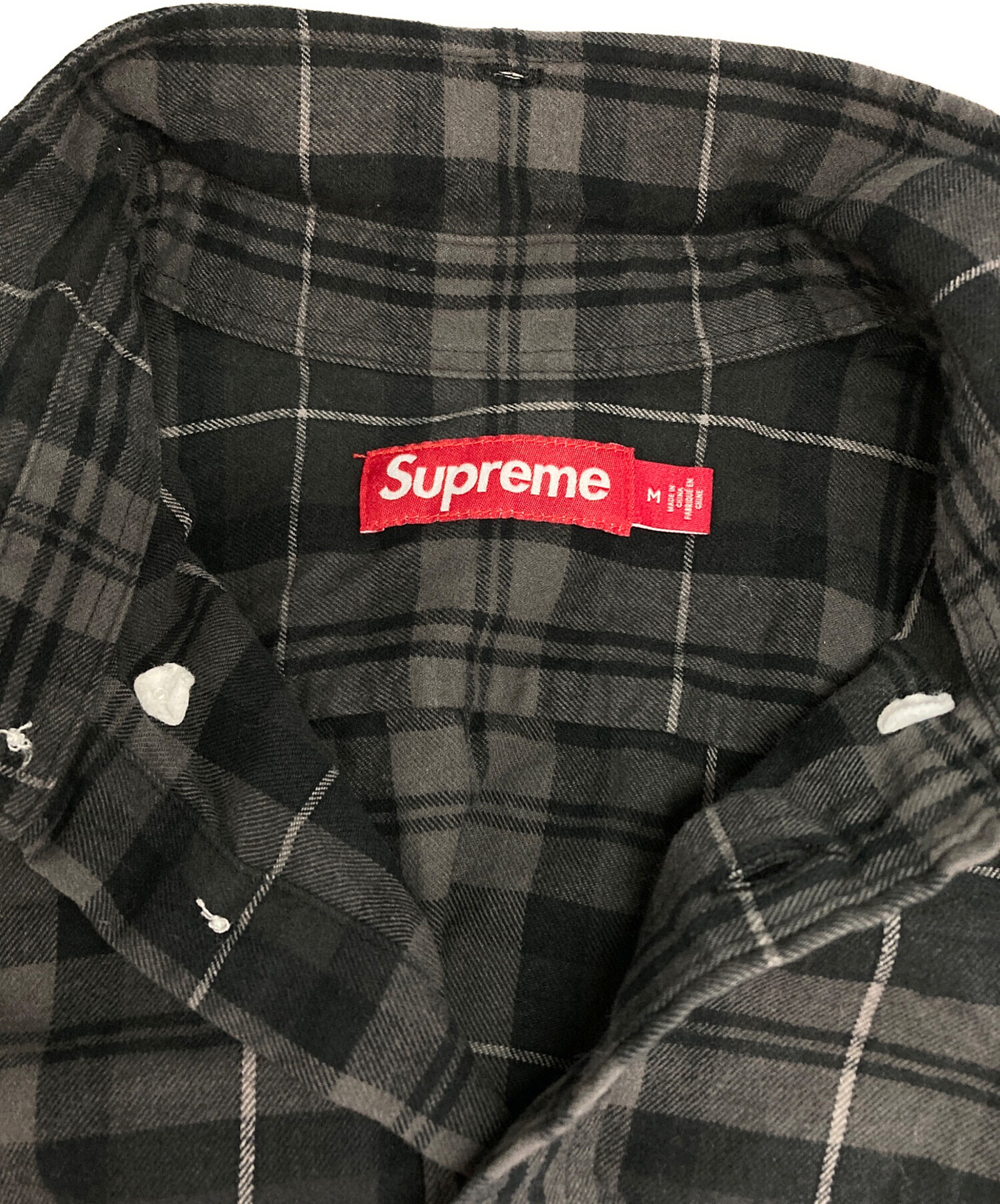 k*d様 Supreme Plaid Flannel Shirt フランネル シ Supreme - Plaid