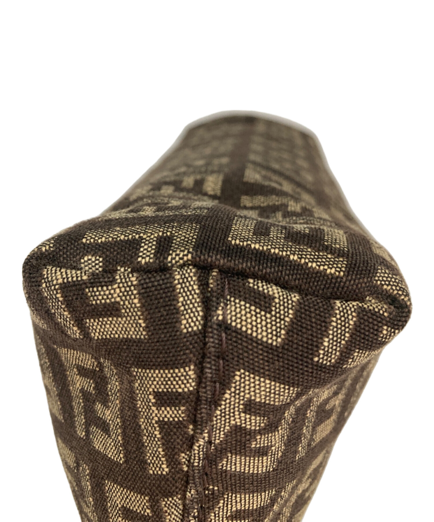 中古・古着通販】FENDI (フェンディ) ズッキーノポーチ ブラウン 