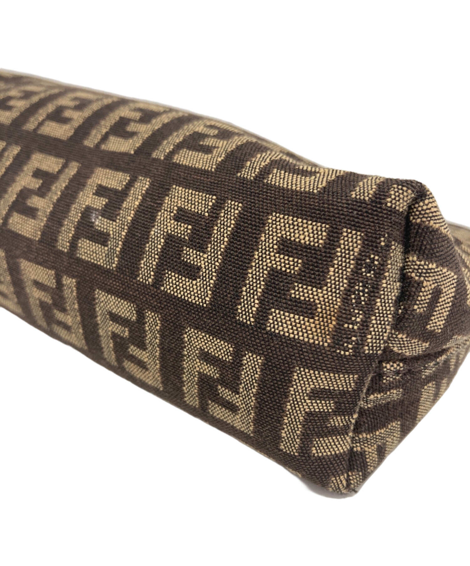 中古・古着通販】FENDI (フェンディ) ズッキーノポーチ ブラウン 