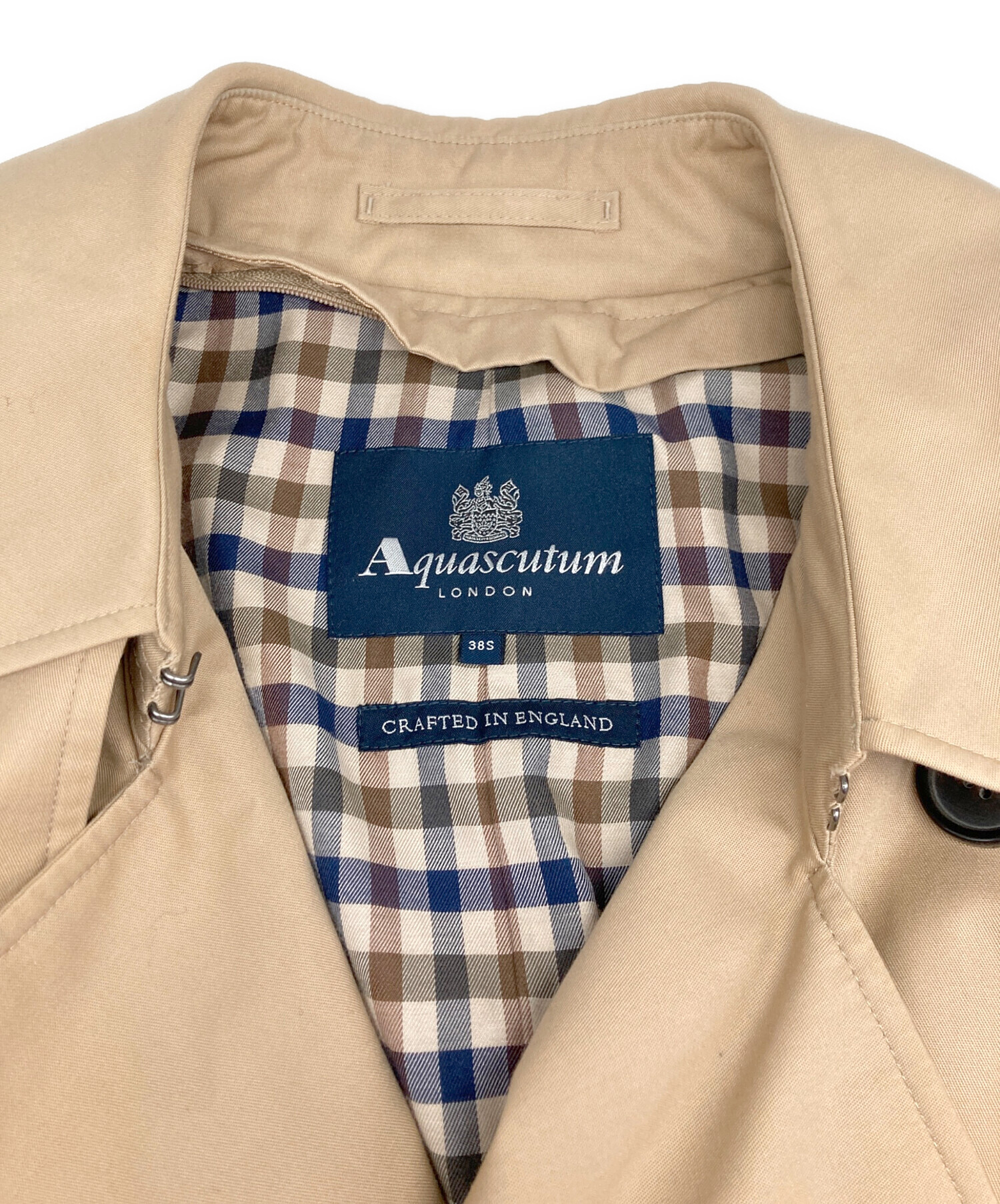 中古・古着通販】Aquascutum (アクアスキュータム) トレンチコート