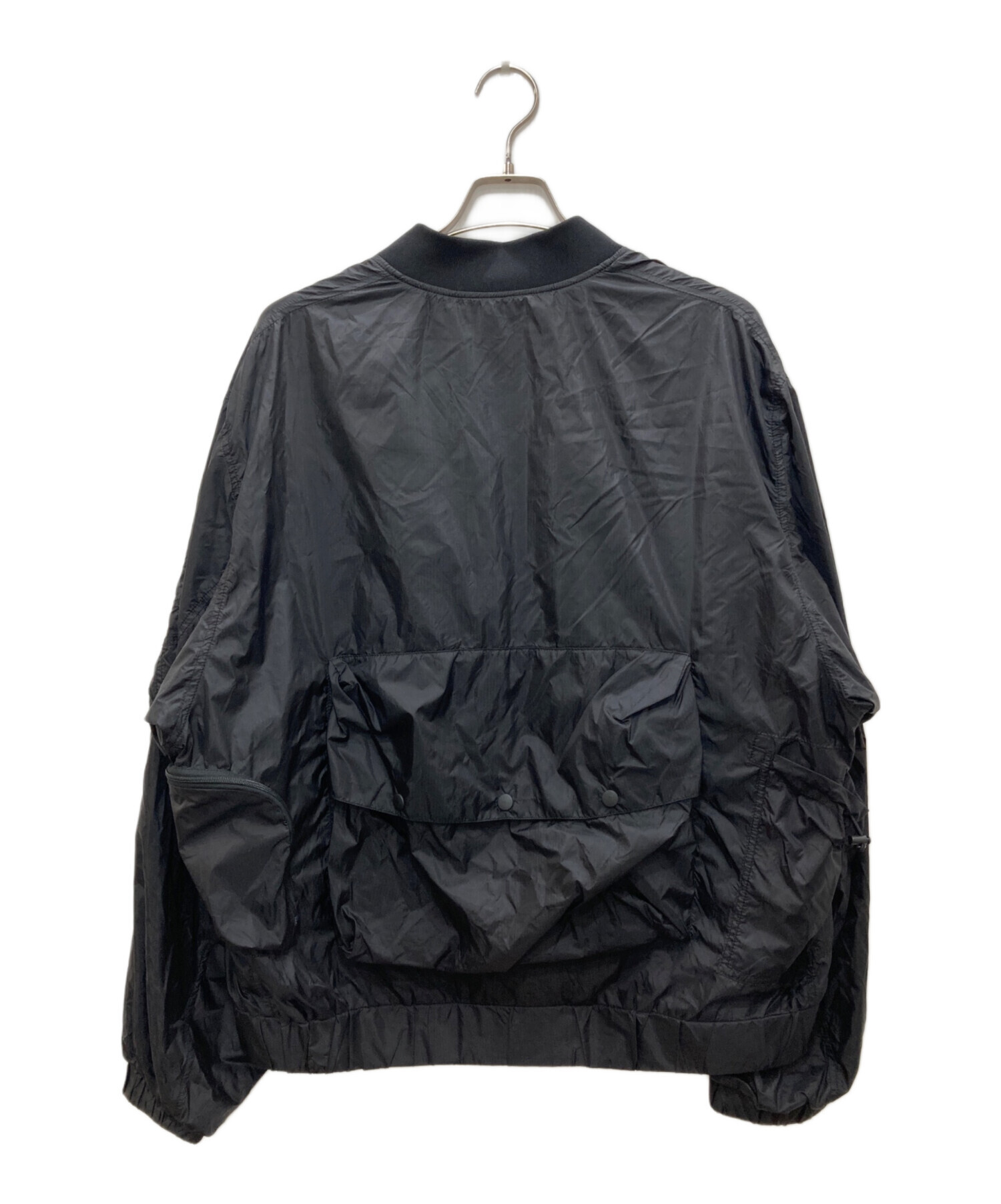 中古・古着通販】BEAMS (ビームス) 撥水 マルチポケット MA-1 ブラック 