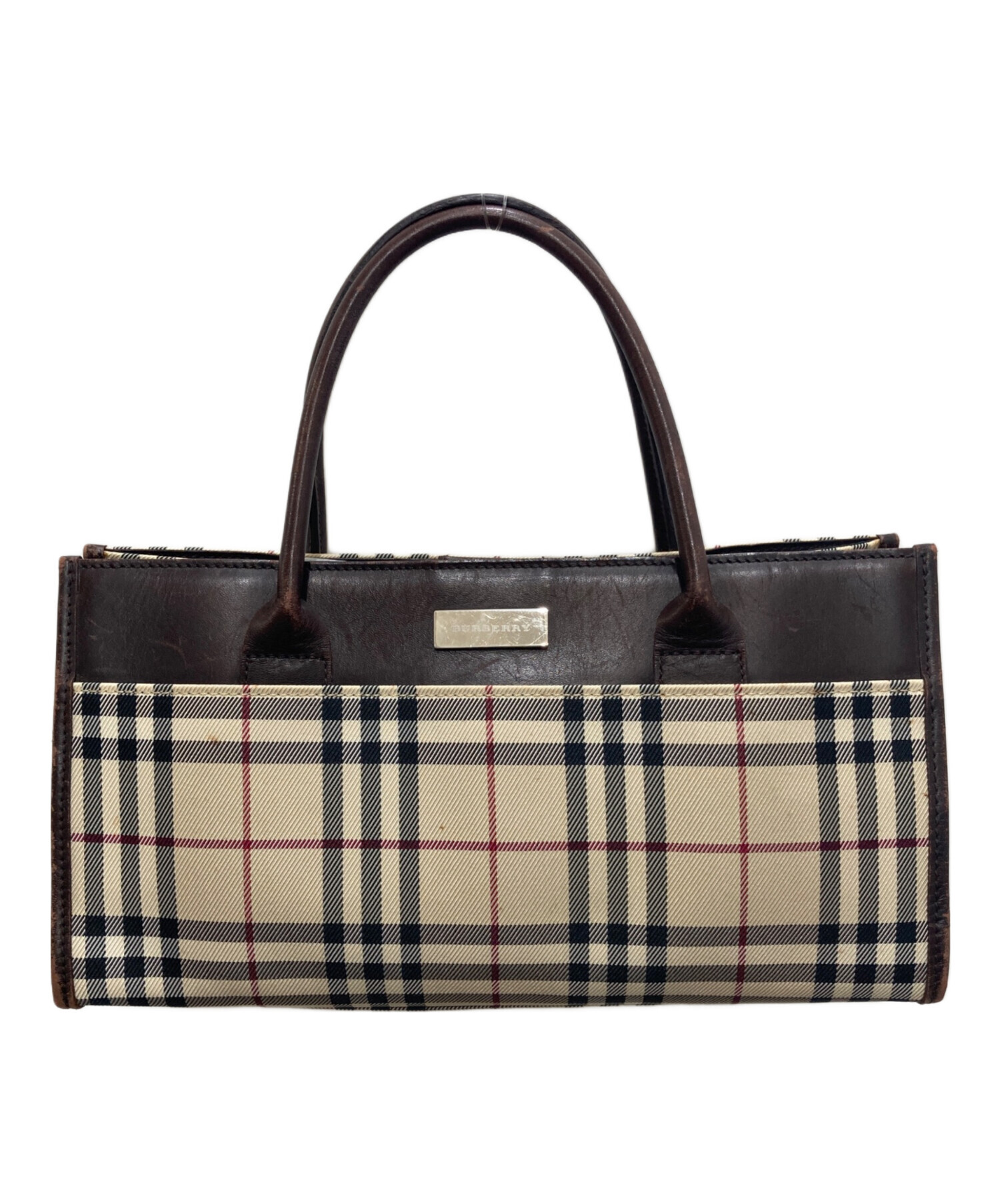 中古・古着通販】BURBERRY (バーバリー) ノヴァチェックトートバッグ 