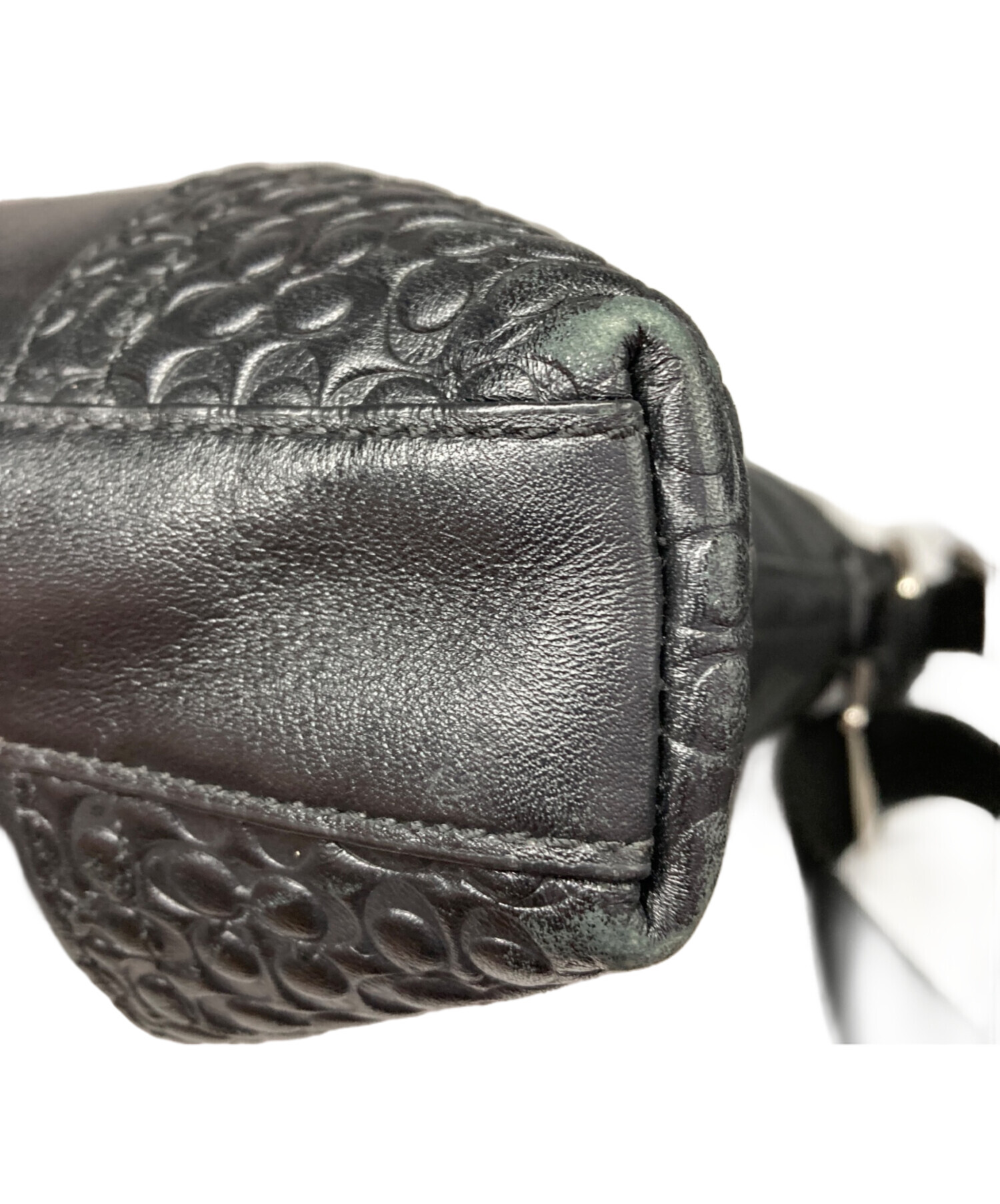 中古・古着通販】COACH (コーチ) GRAM LEATHER ZIP TOP CROSSBODY 