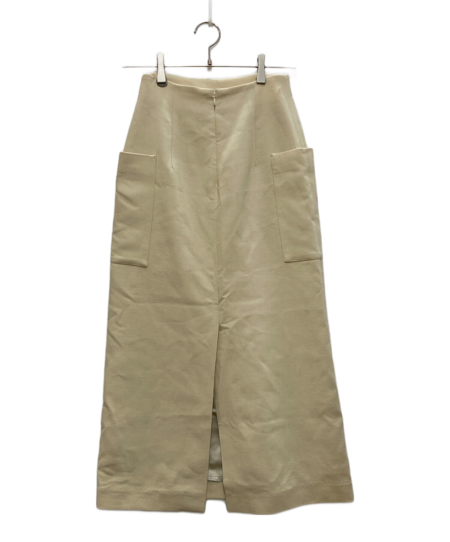 オーラリー TENSEWOOL DOUBLE CLOTH SLIT SKIRT TENSE WOOL DOUBLE CLOTH SLIT SKIRT