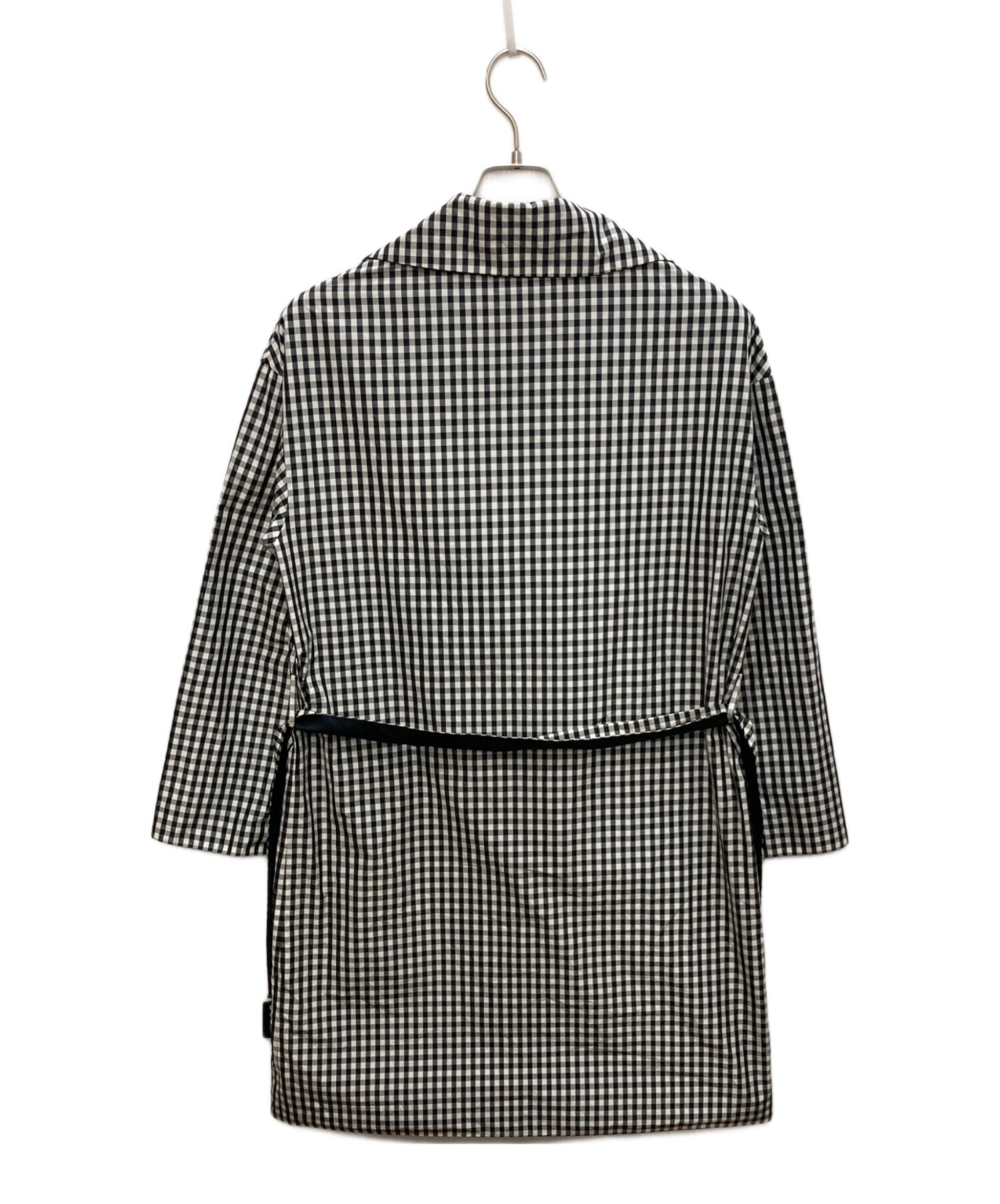 HERNO ヘルノ リバーシブルコート40 カーキ×黒 未使用タグ付 中古・古着通販】HERNO (ヘルノ) リバーシブルトレンチコート ブラック
