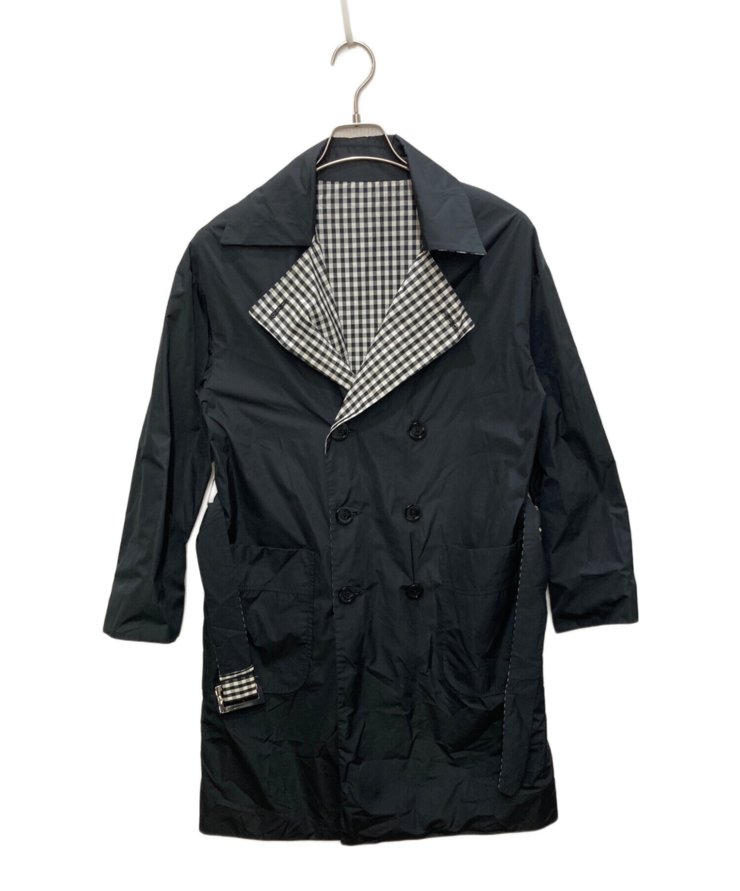 【新品未使用】HERNO ヘルノ リバーシブル リバーシブルジャケット ブルゾン HERNO（ヘルノ） リバーシブル ノーカラー ダウンジャケット 衣料品