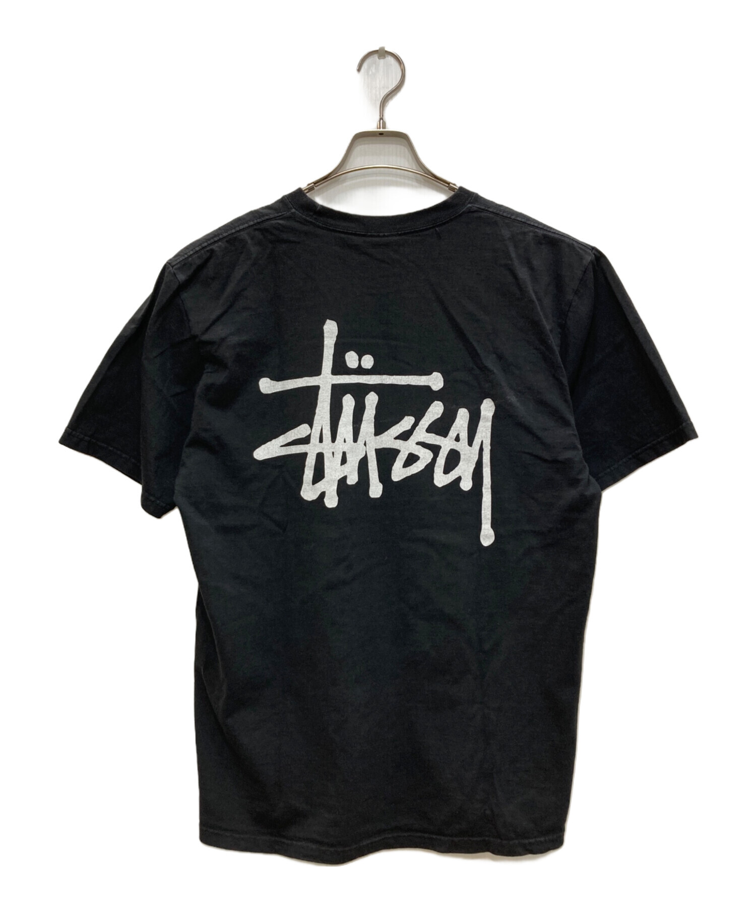 中古・古着通販】stussy (ステューシー) ロゴプリントTシャツ ブラック 