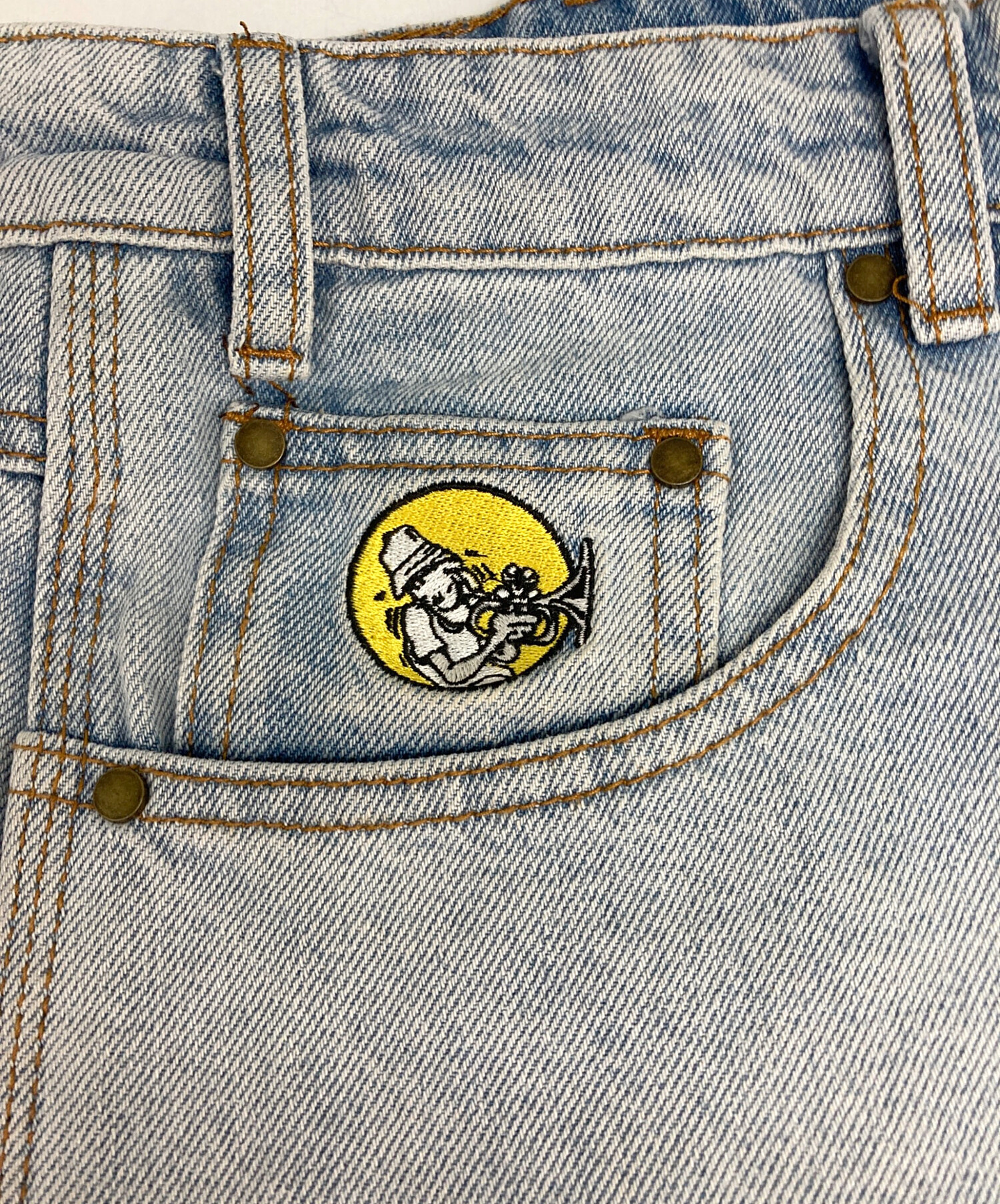 中古・古着通販】butter (バター) バギーペインターデニム インディゴ 