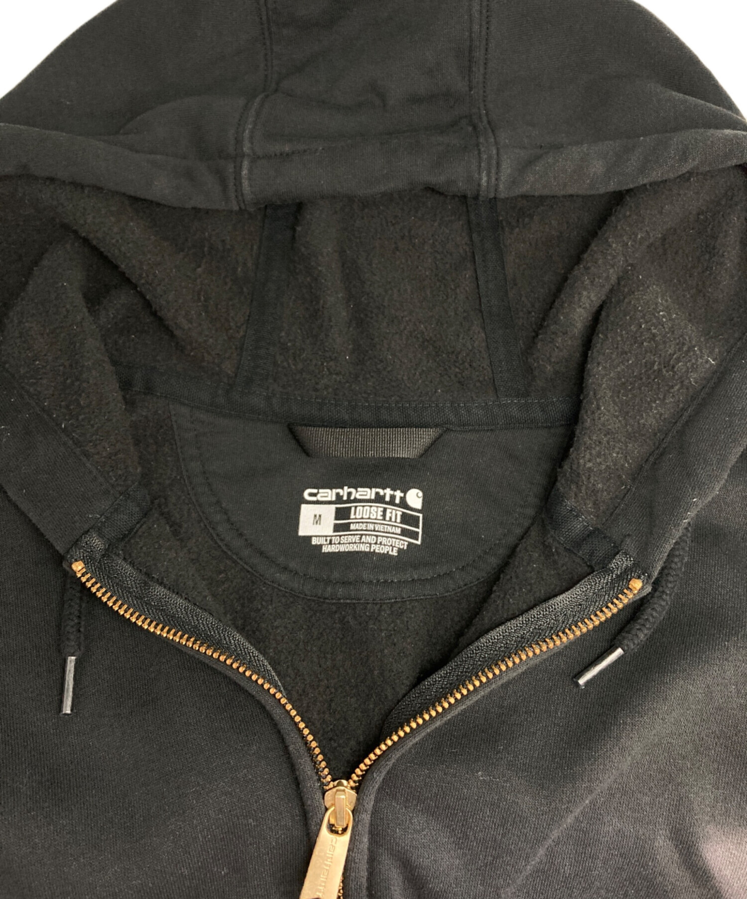 中古・古着通販】CarHartt (カーハート) ジップパーカー ブラック