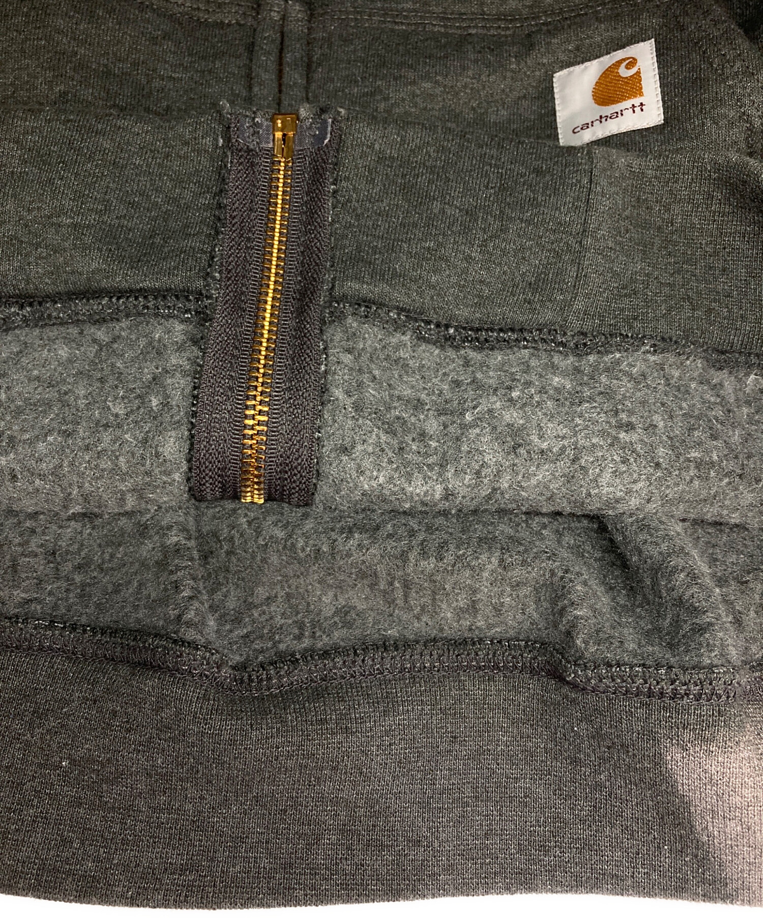 中古・古着通販】CarHartt (カーハート) ジップパーカー グレー サイズ