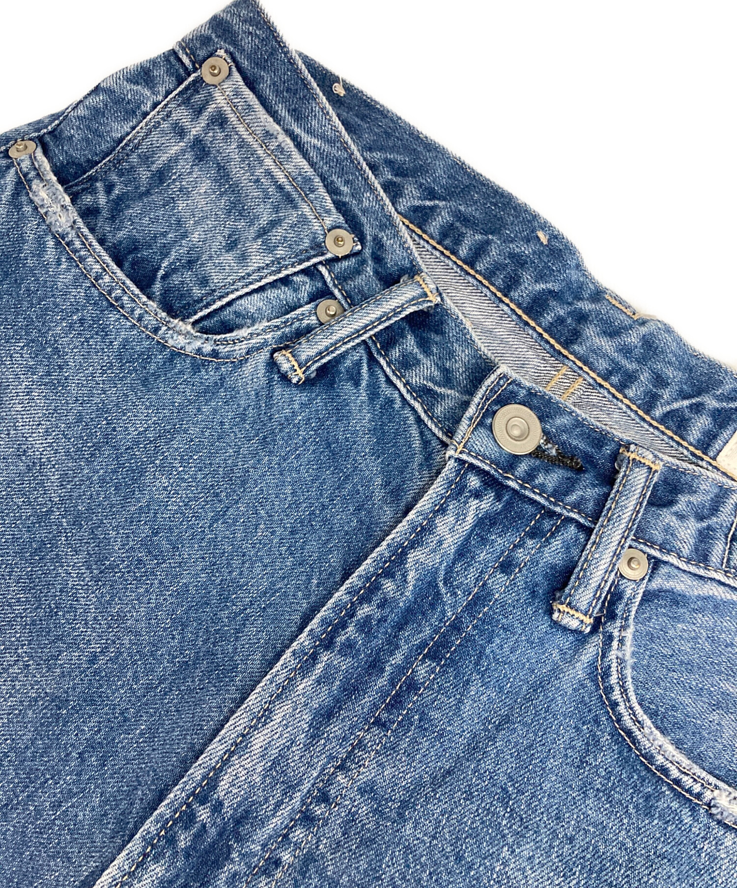 中古・古着通販】KURO (クロ) デニムパンツ インディゴ サイズ:27