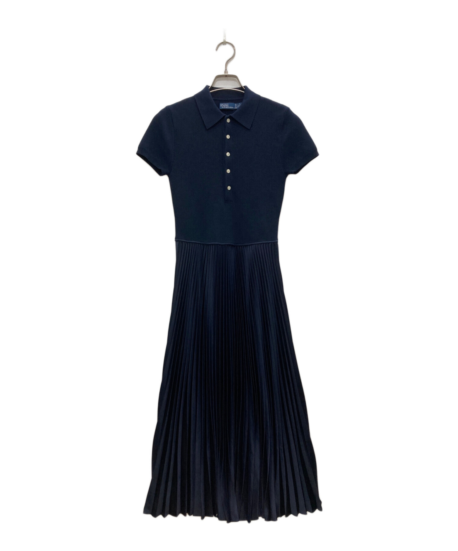 Polo by Ralph Lauren 半袖ニットワンピース XS ネイビー 中古・古着通販】POLO RALPH LAUREN (ポロ・ラルフローレン