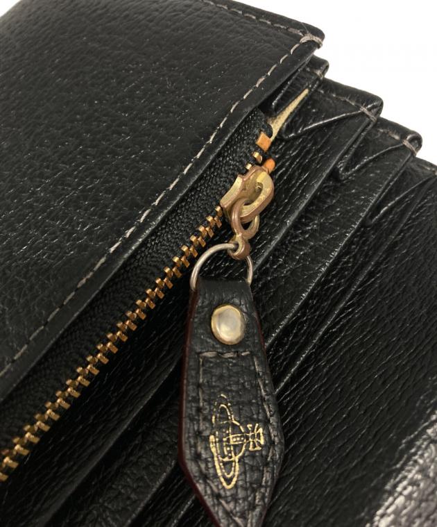 未使用に近い Vivienne Westwood ヴィヴィアン 長財布 フラップ Vivienne Westwood ヴィヴィアンウエストウッド 長財布