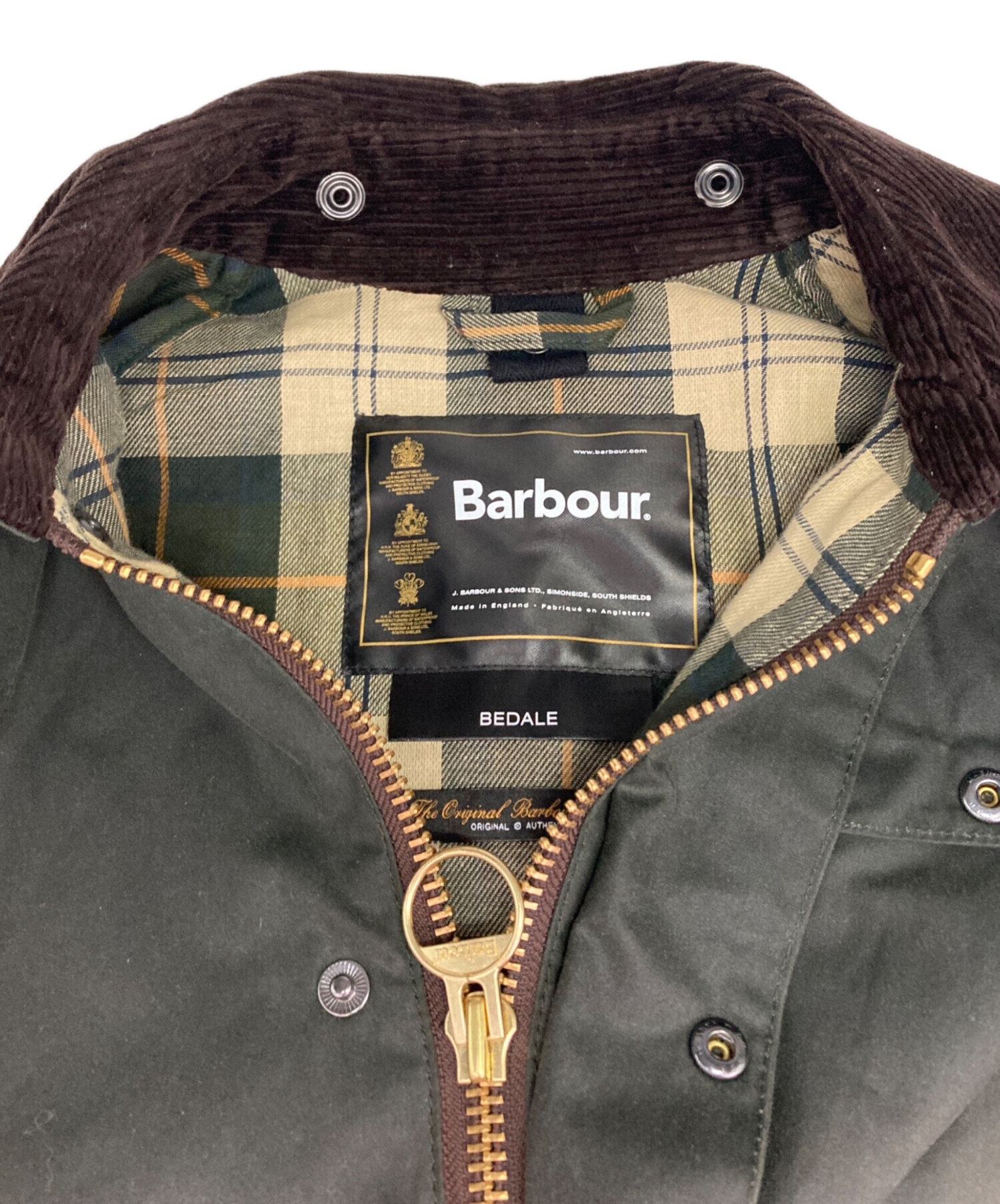 Barbour オイルドジャケット38 中古・古着通販】Barbour (バブアー) オイルドジャケット