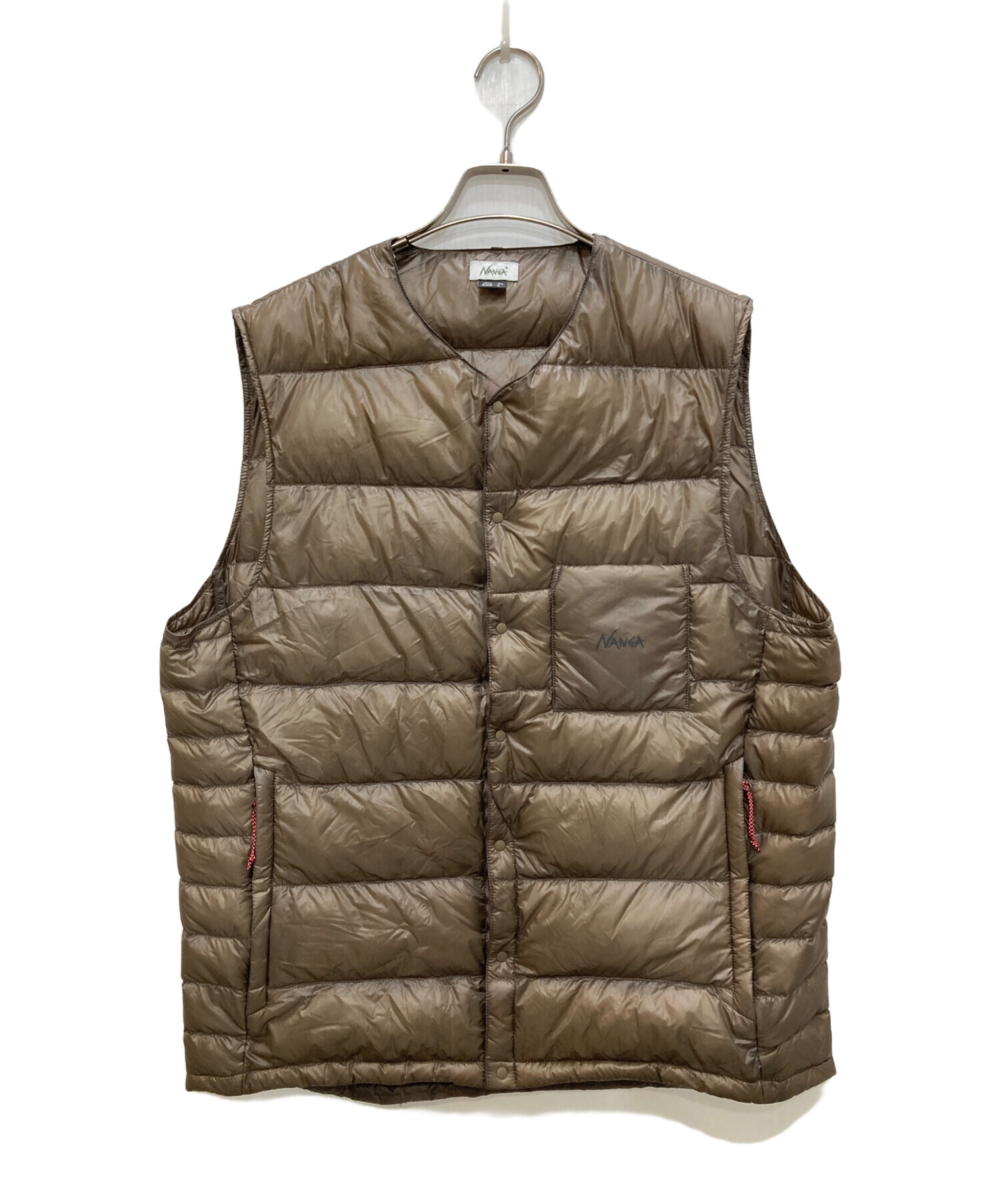中古・古着通販】NANGA (ナンガ) インナーダウンベスト ブラウン