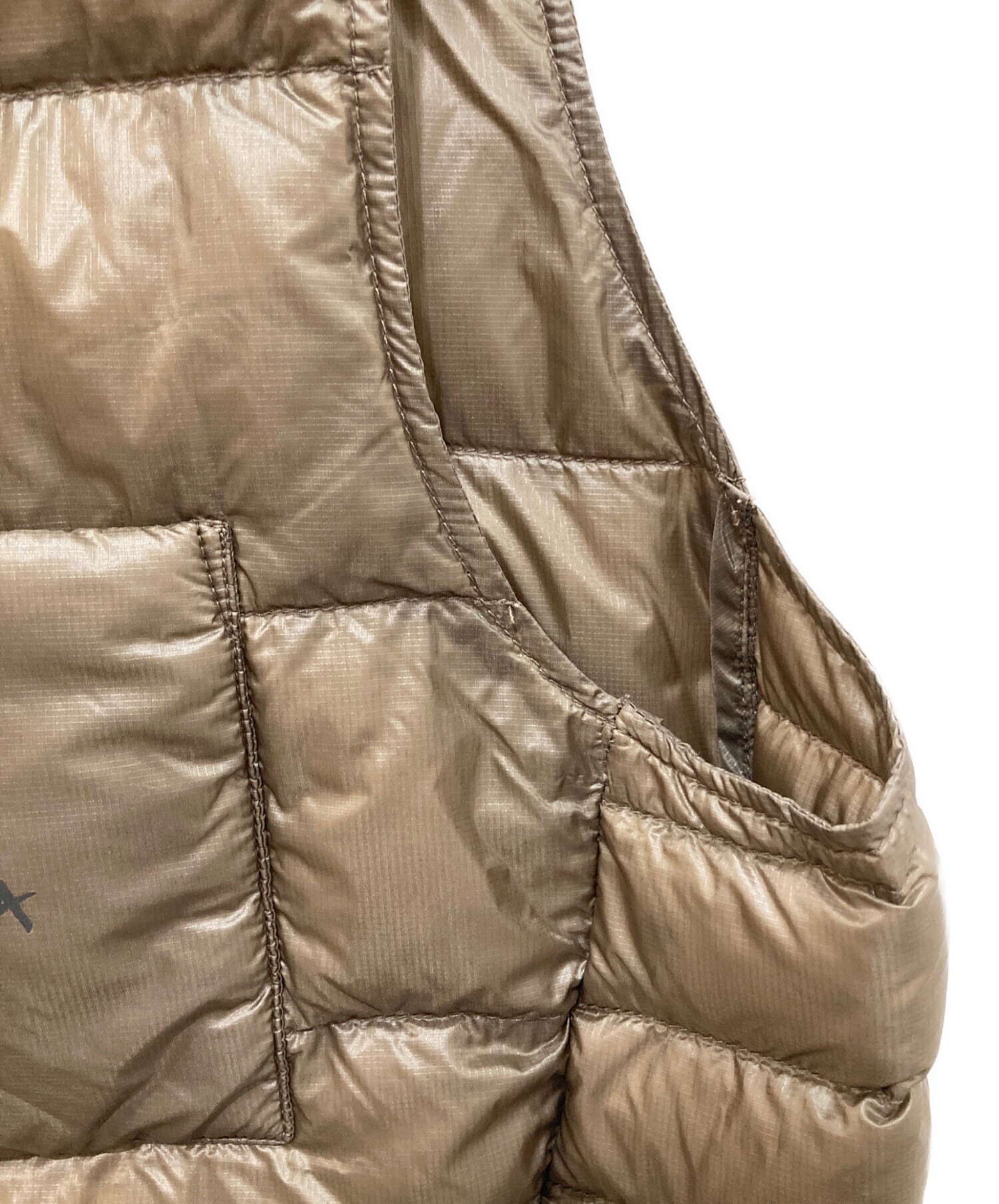 中古・古着通販】NANGA (ナンガ) インナーダウンベスト ブラウン