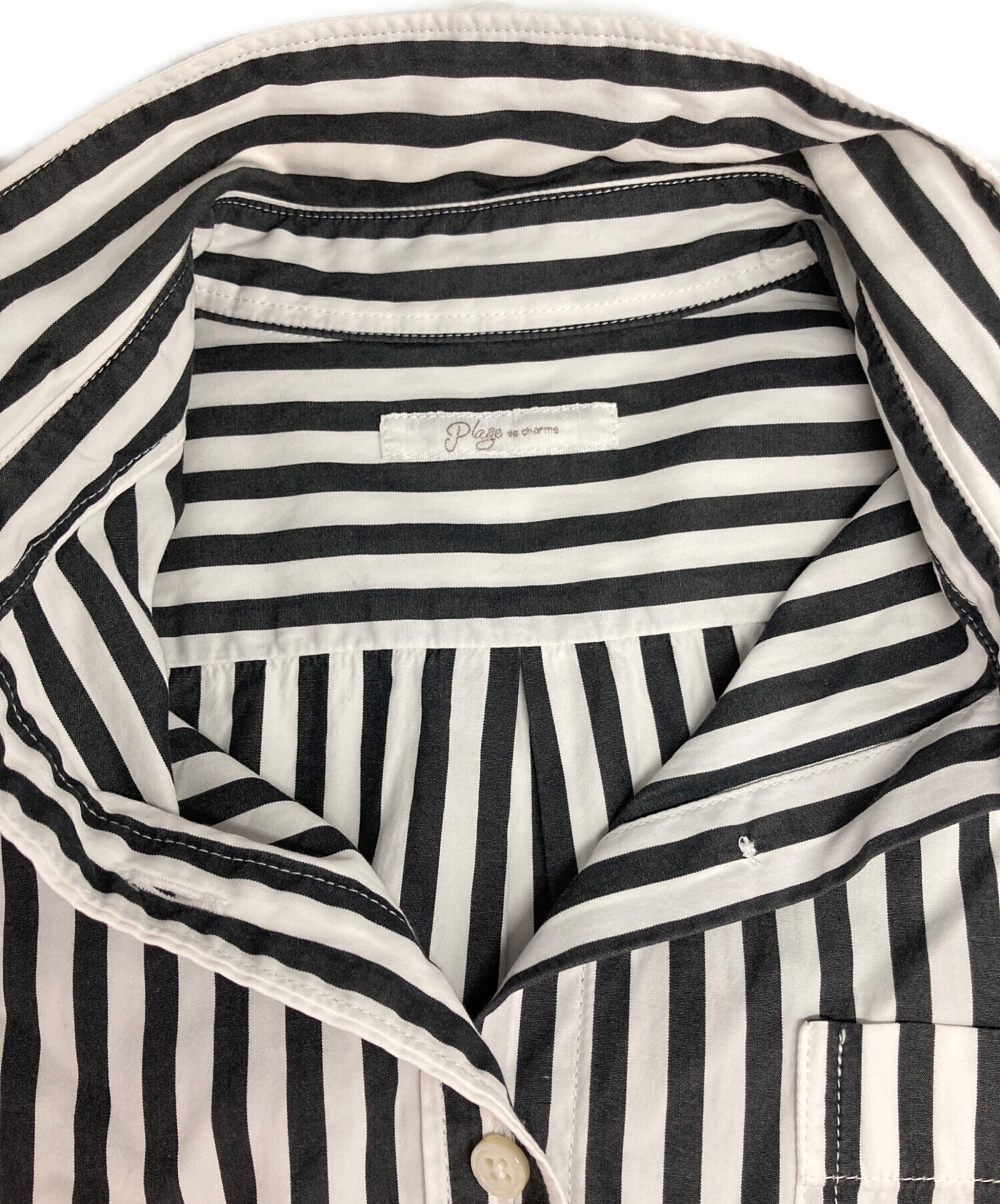 中古・古着通販】Plage (プラージュ) Boys boxシャツ ホワイト