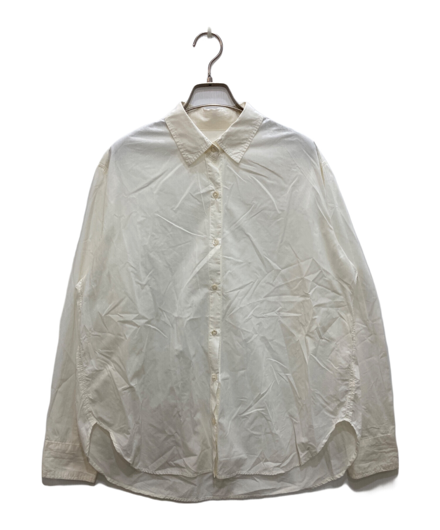 中古・古着通販】Plage (プラージュ) fluffy シャツ ホワイト サイズ