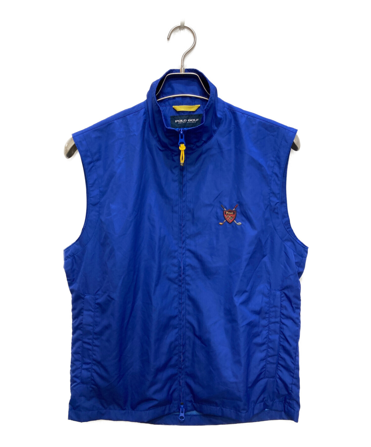 中古・古着通販】POLO GOLF (ポロ ゴルフ) ジップベスト ブルー サイズ