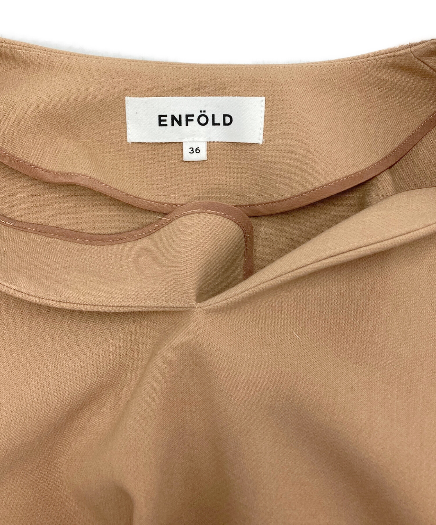 中古・古着通販】ENFOLD (エンフォルド) スポンジダブルクロススリット