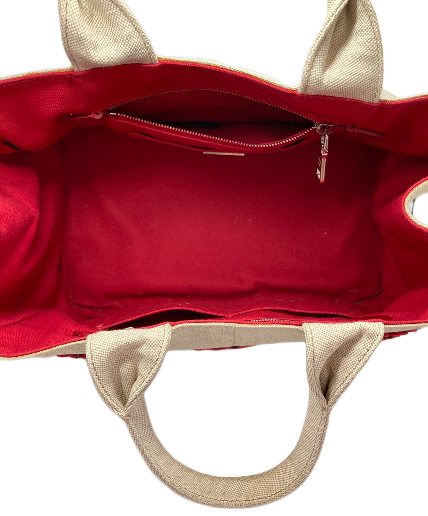 中古・古着通販】PRADA (プラダ) ハンドバッグ ベージュ｜ブランド