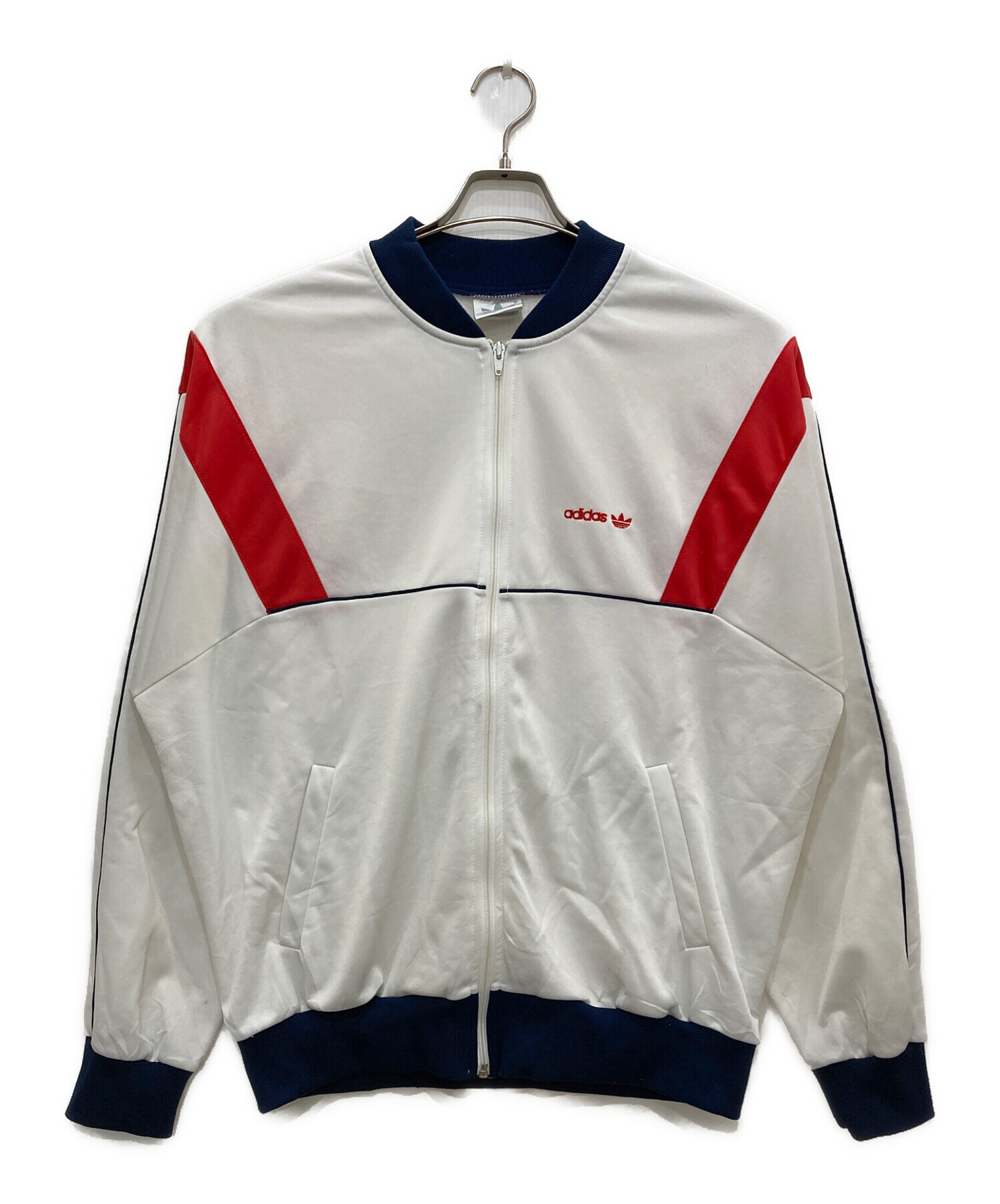 中古・古着通販】adidas (アディダス) トラックジャケット ホワイト 