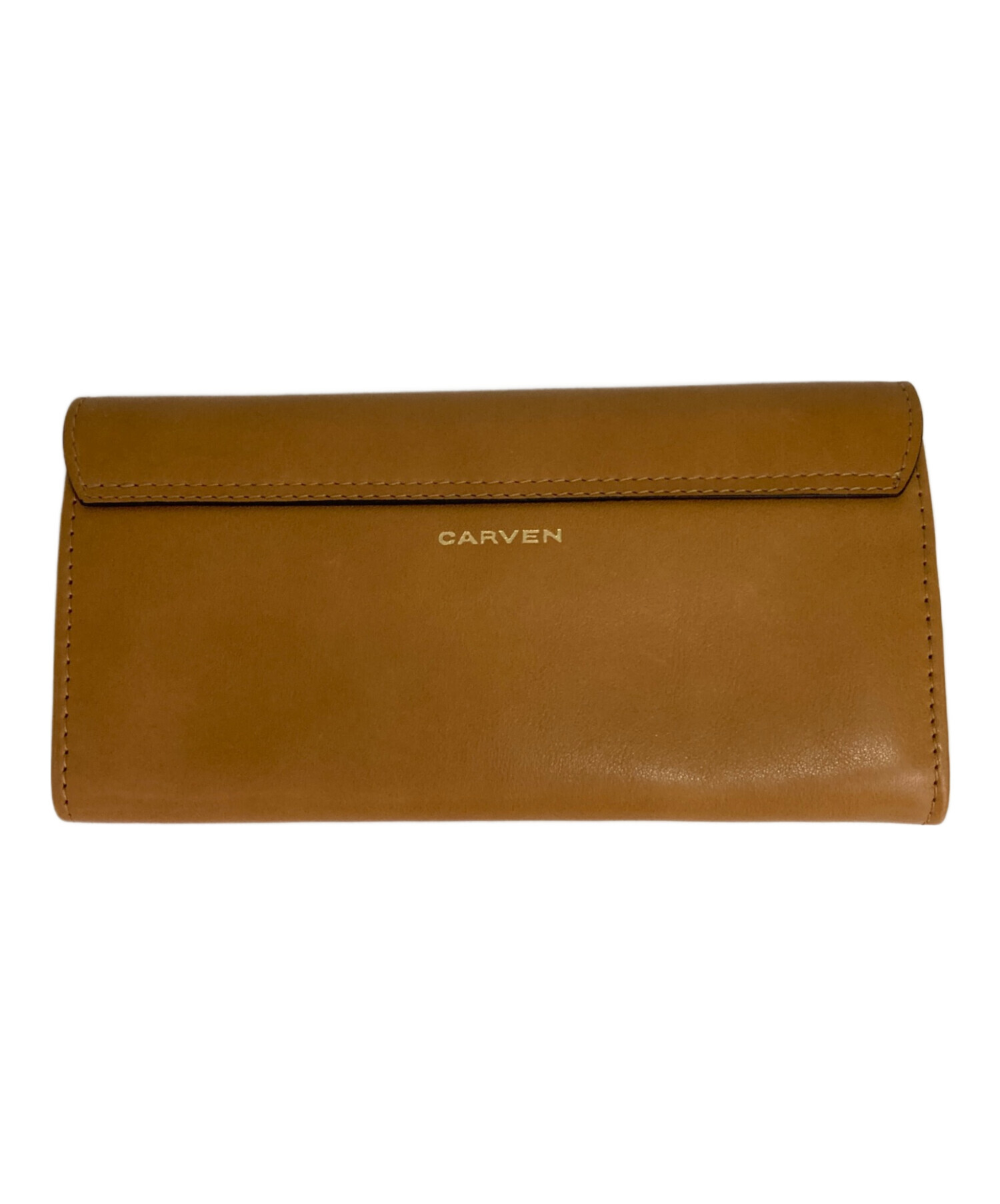 CARVEN カルヴェン 長財布 wallet 財布 中古・古着通販】CARVEN (カルヴェン) 財布 ブラウン 未使用品