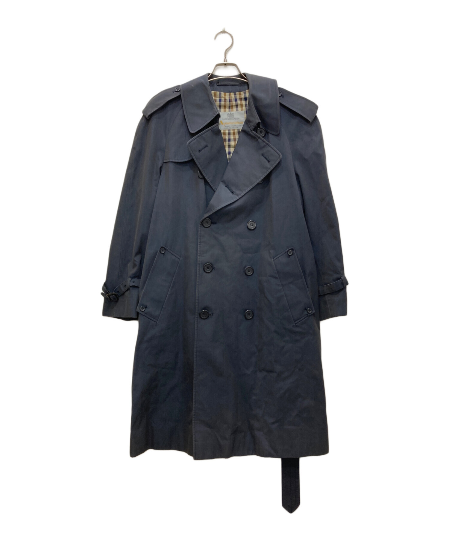 中古・古着通販】Aquascutum (アクアスキュータム) トレンチ 中古・古着通販】Aquascutum (アクアスキュータム) トレンチ