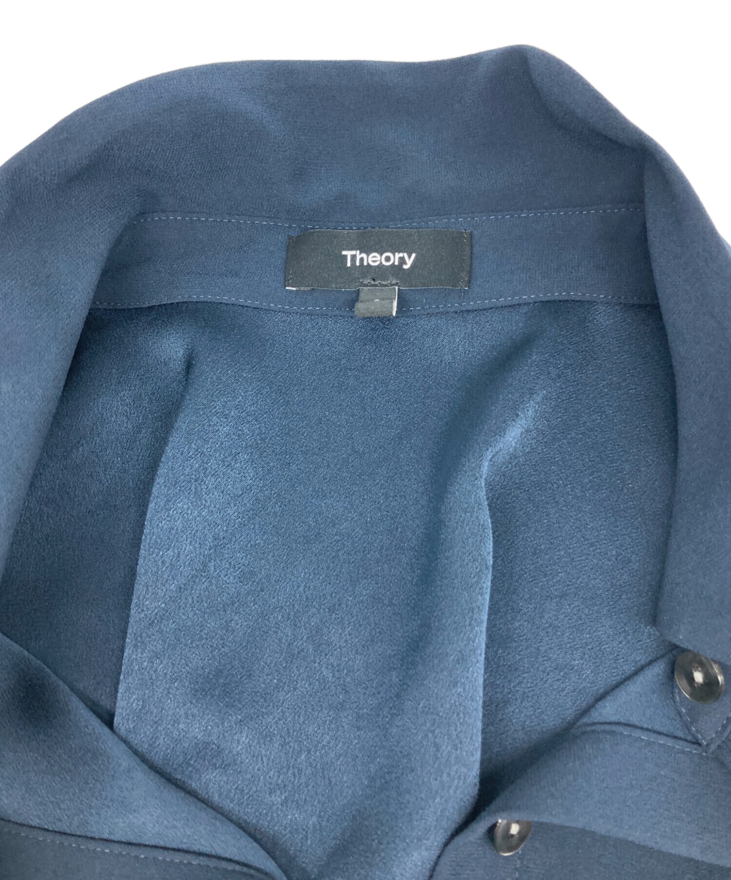 中古・古着通販】theory (セオリー) POWDER CREPE CL DART SHIRT